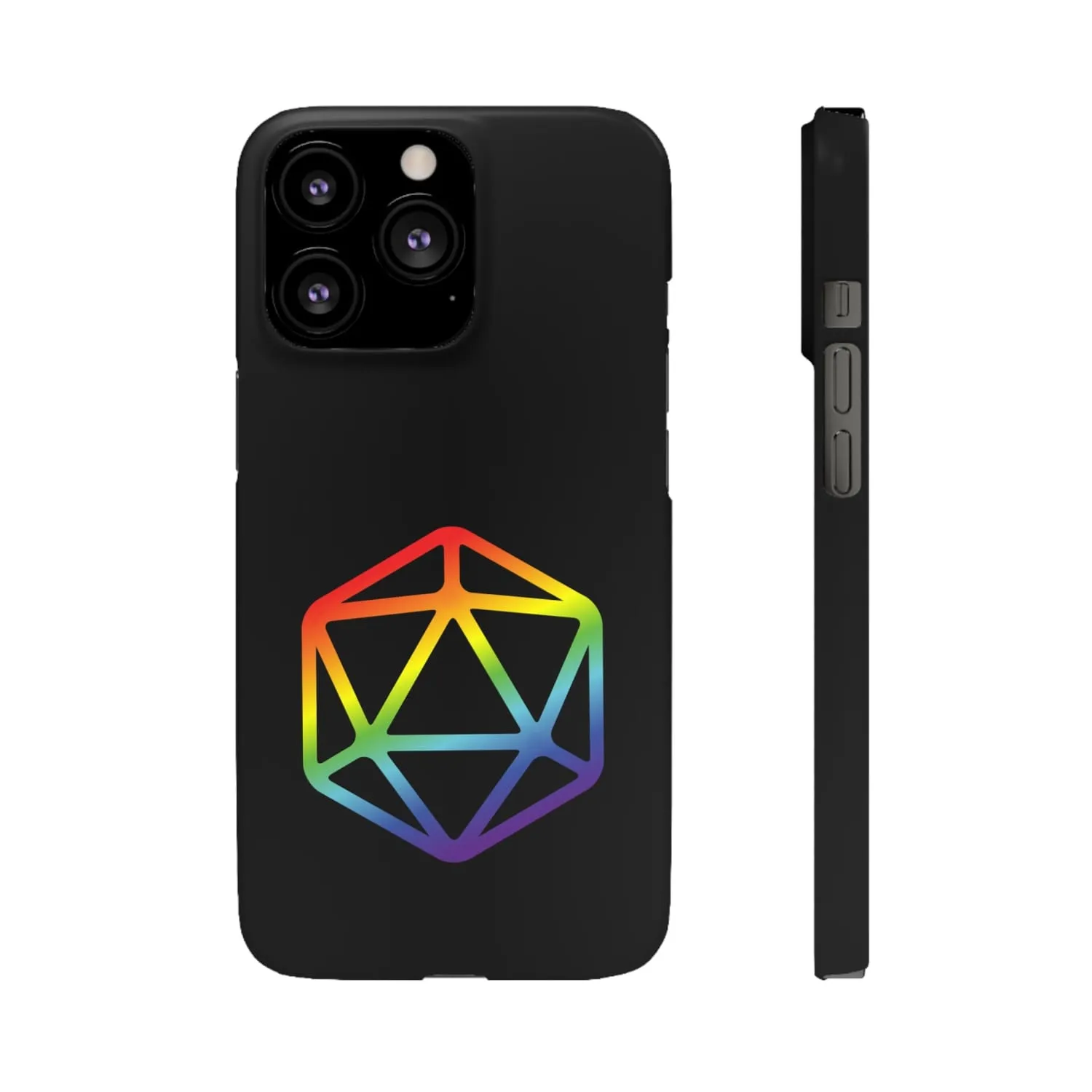 D20 Critical Pride Gay Queer Rainbow Pride PY Snap Phone Case