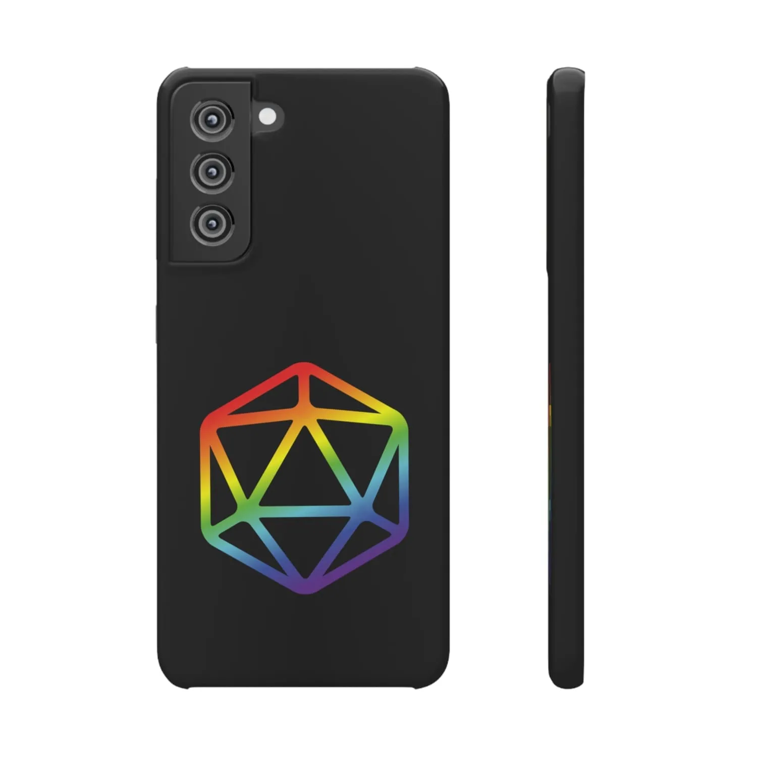 D20 Critical Pride Gay Queer Rainbow Pride PY Snap Phone Case