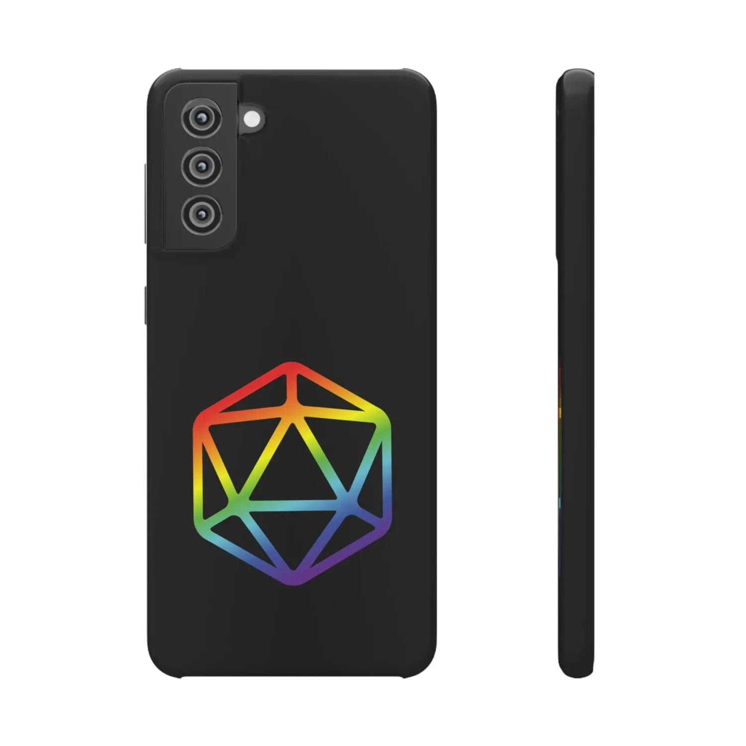 D20 Critical Pride Gay Queer Rainbow Pride PY Snap Phone Case