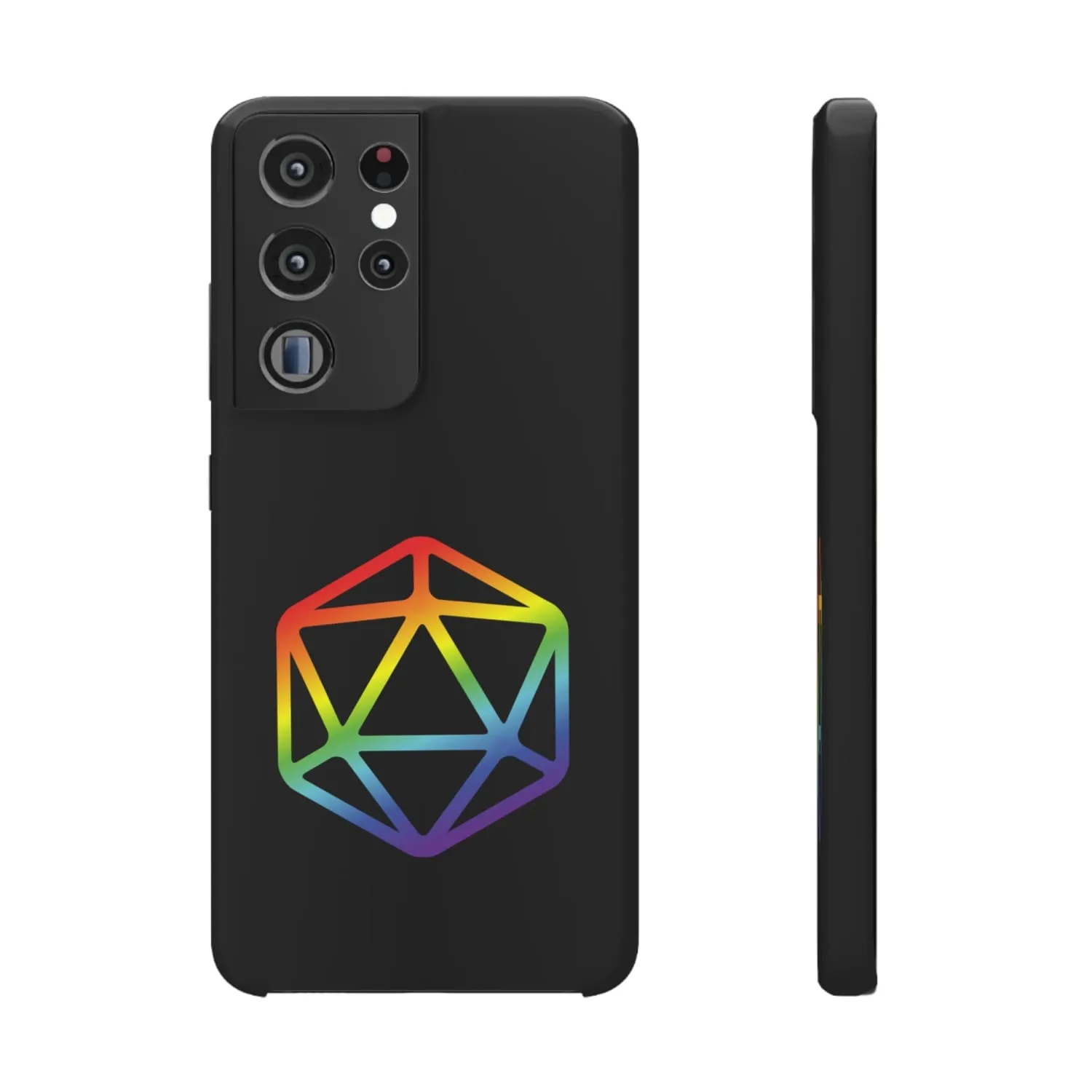 D20 Critical Pride Gay Queer Rainbow Pride PY Snap Phone Case