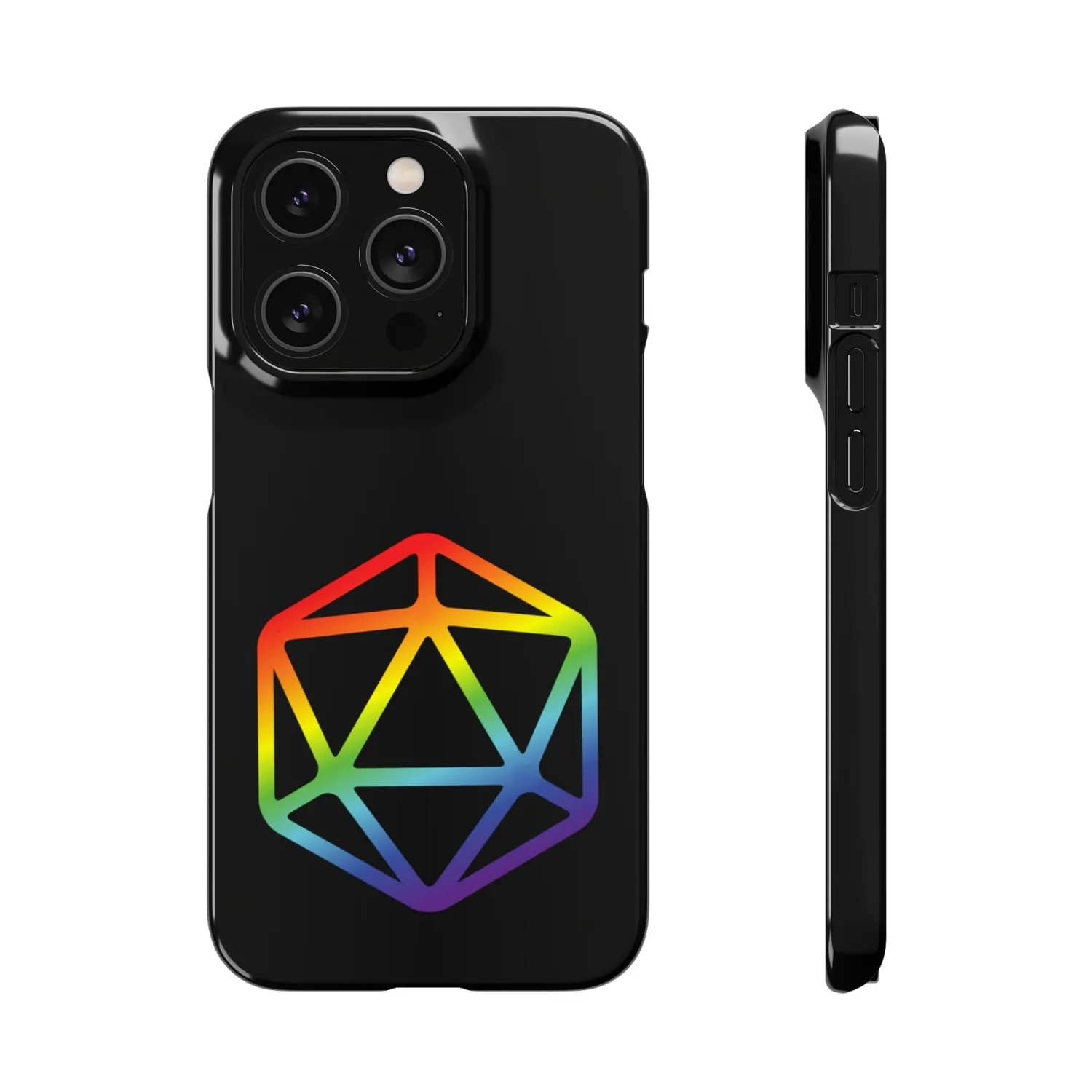 D20 Critical Pride Gay Queer Rainbow Pride PY Snap Phone Case