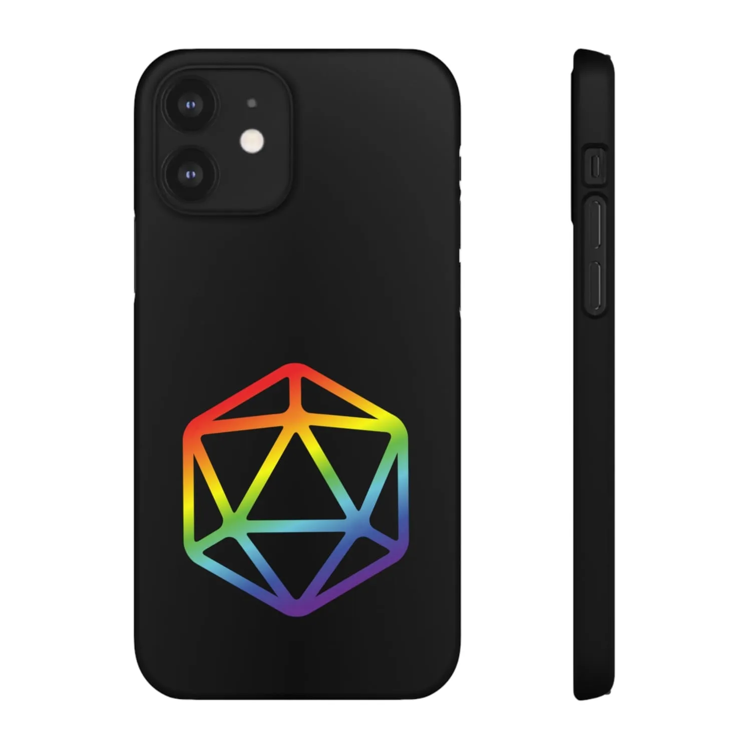 D20 Critical Pride Gay Queer Rainbow Pride PY Snap Phone Case