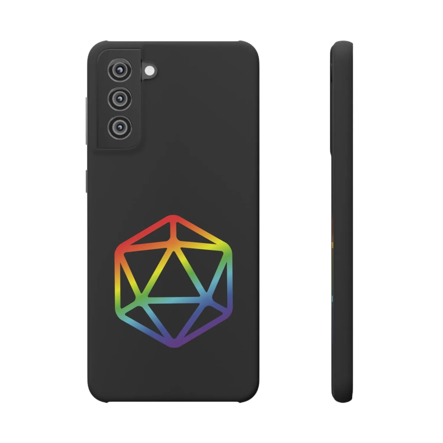 D20 Critical Pride Gay Queer Rainbow Pride PY Snap Phone Case