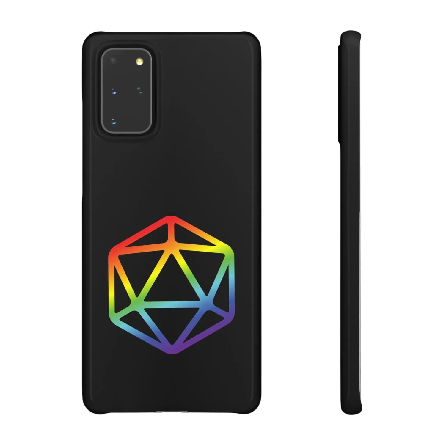 D20 Critical Pride Gay Queer Rainbow Pride PY Snap Phone Case