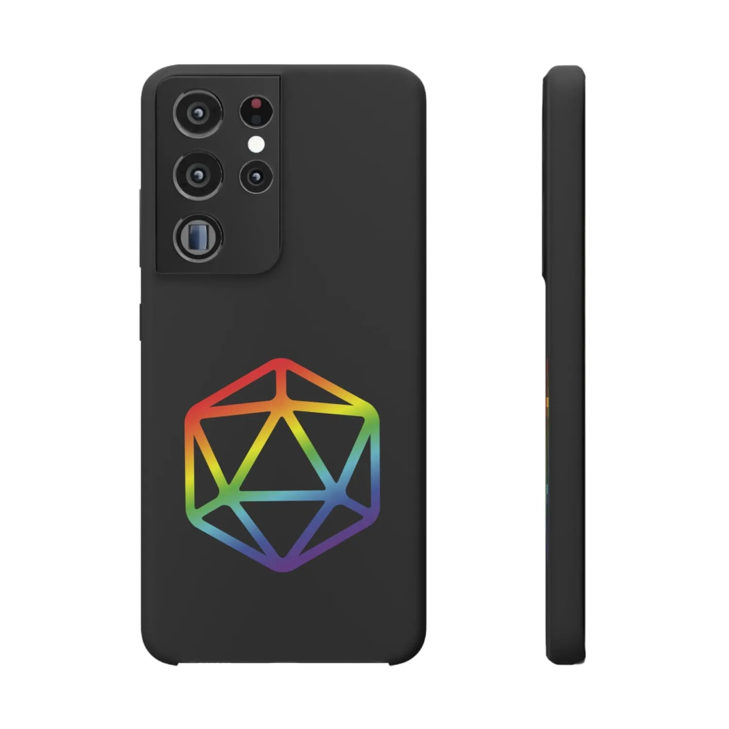 D20 Critical Pride Gay Queer Rainbow Pride PY Snap Phone Case