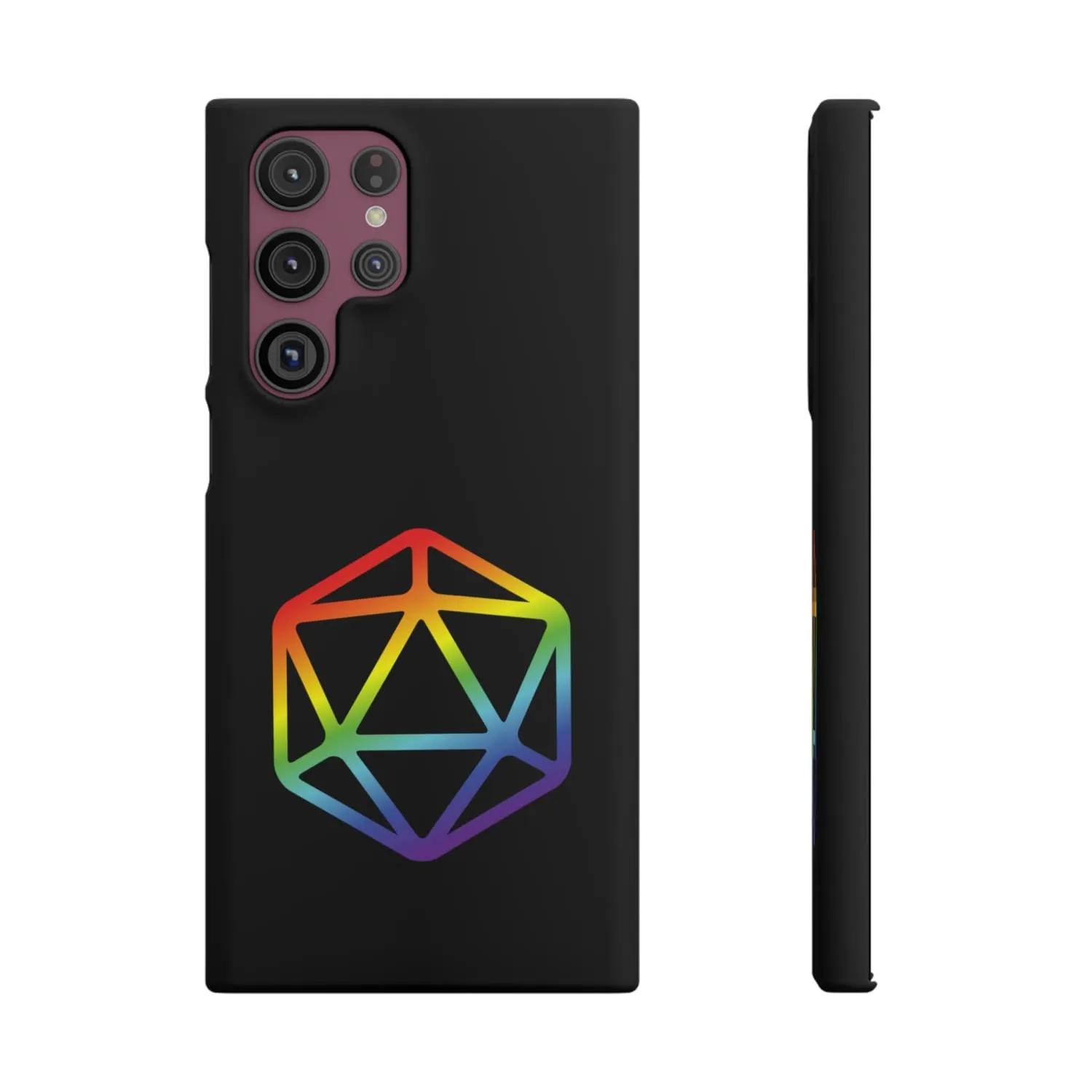D20 Critical Pride Gay Queer Rainbow Pride PY Snap Phone Case