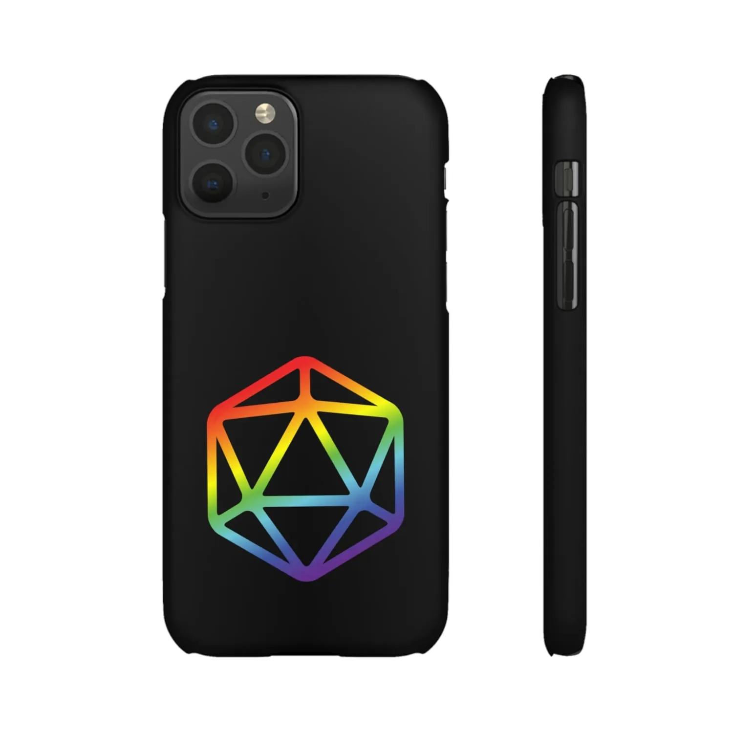 D20 Critical Pride Gay Queer Rainbow Pride PY Snap Phone Case