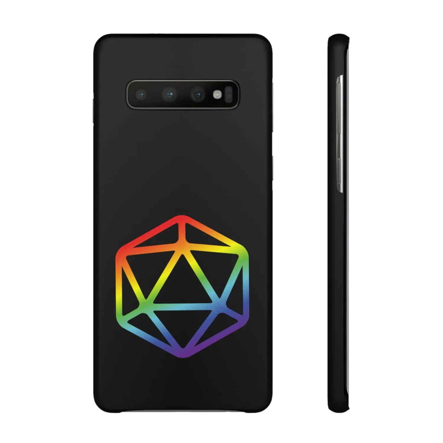 D20 Critical Pride Gay Queer Rainbow Pride PY Snap Phone Case