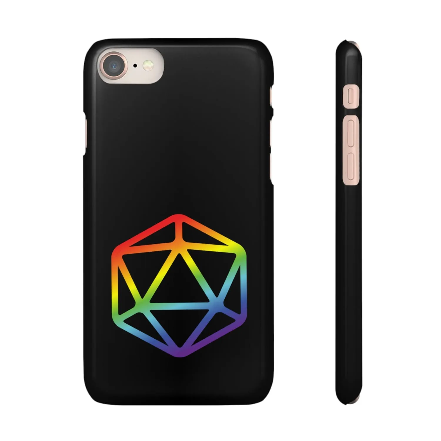 D20 Critical Pride Gay Queer Rainbow Pride PY Snap Phone Case
