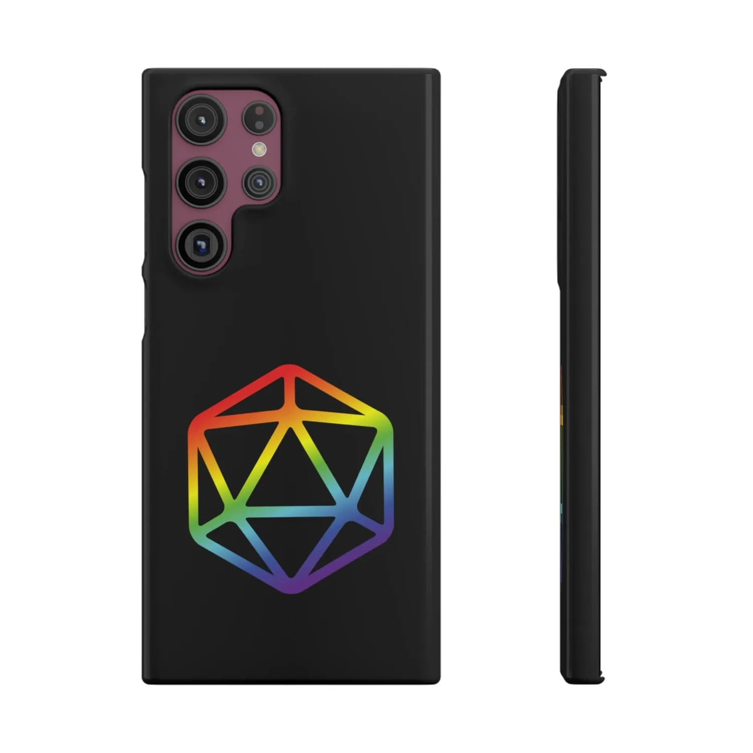 D20 Critical Pride Gay Queer Rainbow Pride PY Snap Phone Case