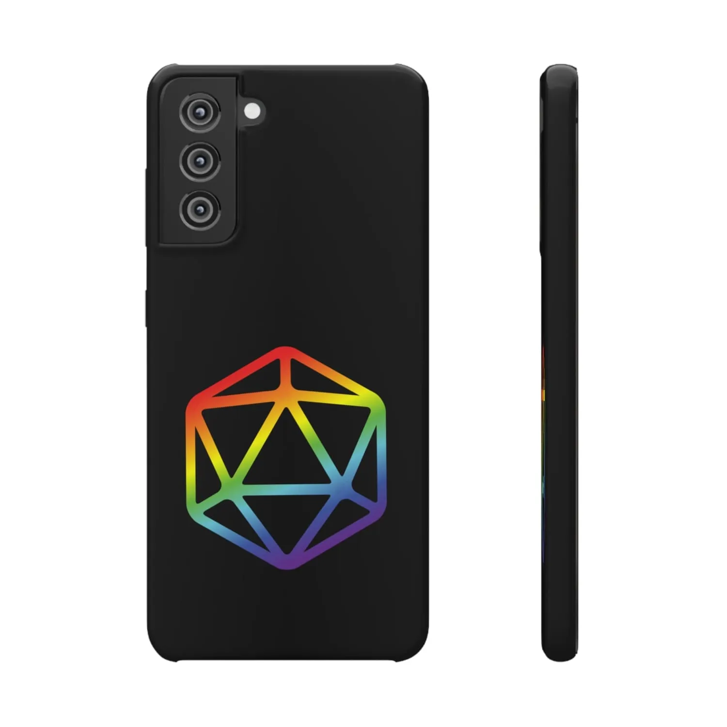 D20 Critical Pride Gay Queer Rainbow Pride PY Snap Phone Case