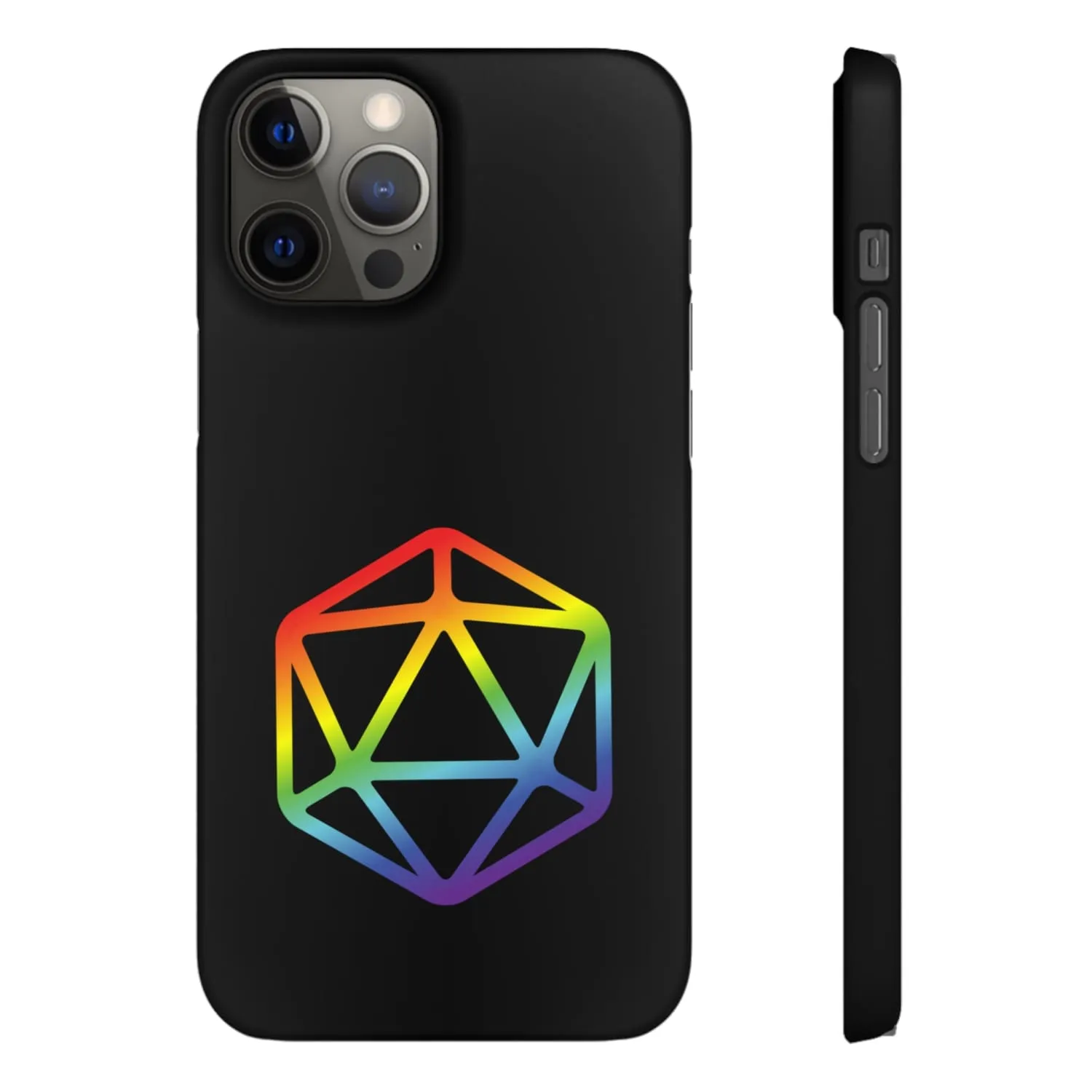 D20 Critical Pride Gay Queer Rainbow Pride PY Snap Phone Case