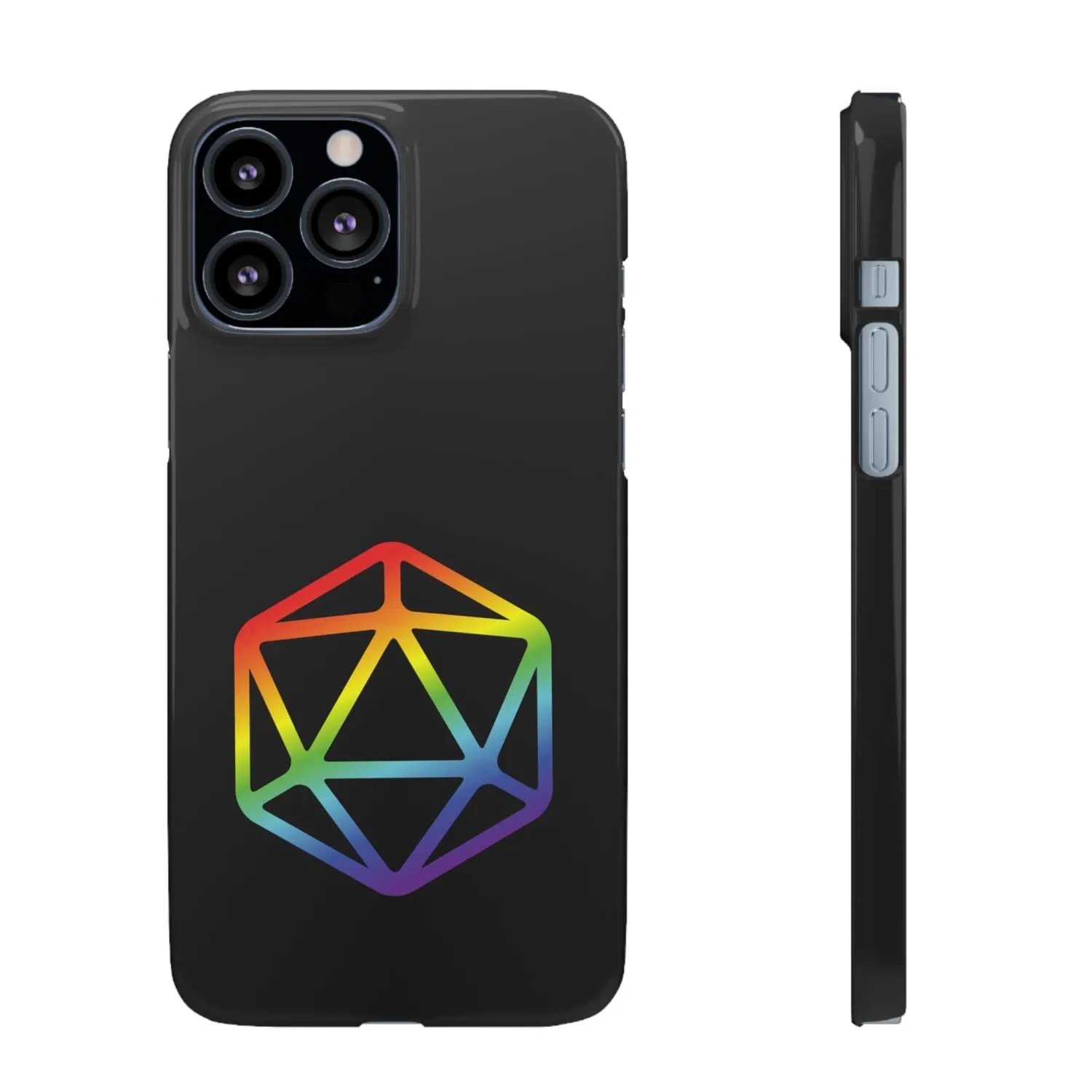 D20 Critical Pride Gay Queer Rainbow Pride PY Snap Phone Case