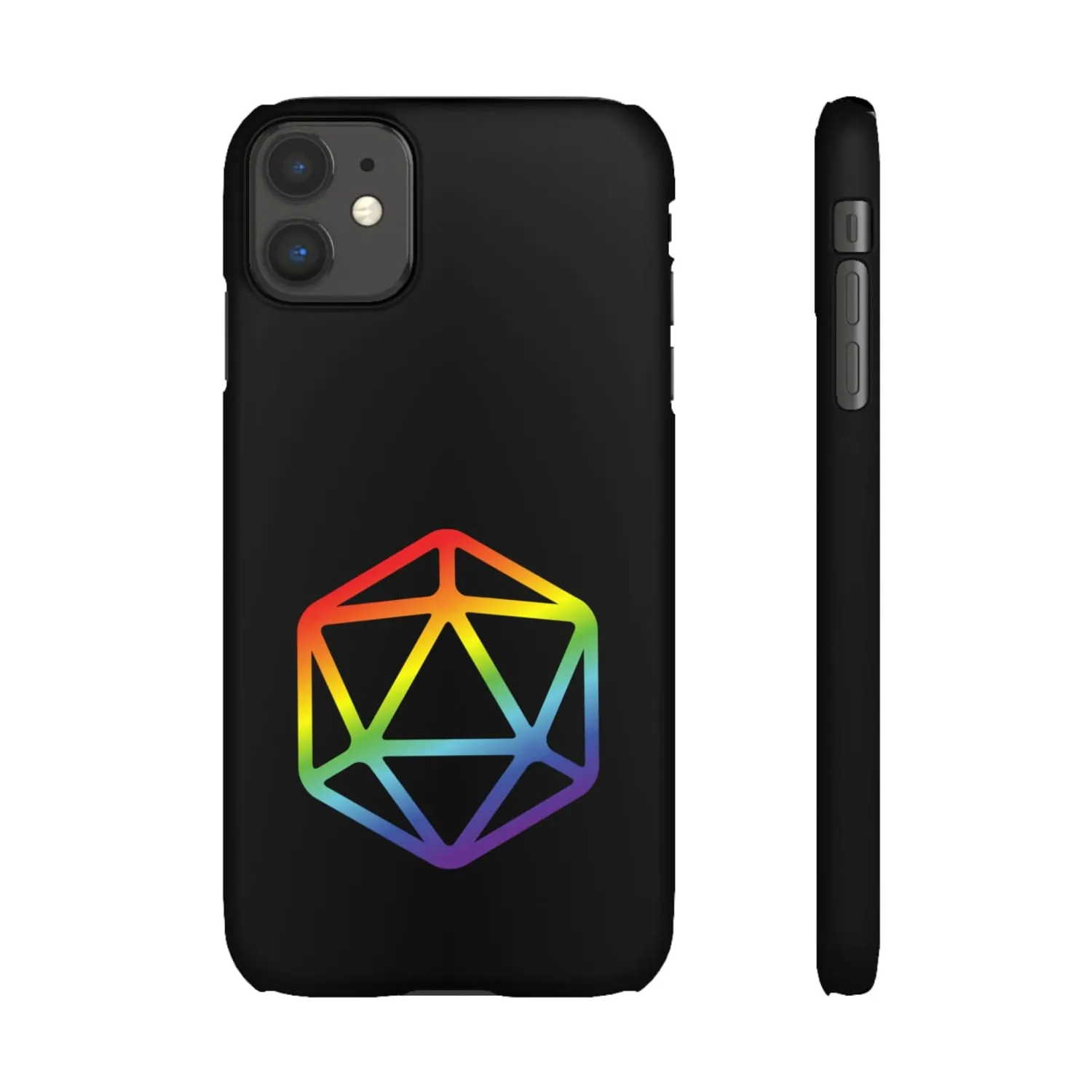 D20 Critical Pride Gay Queer Rainbow Pride PY Snap Phone Case