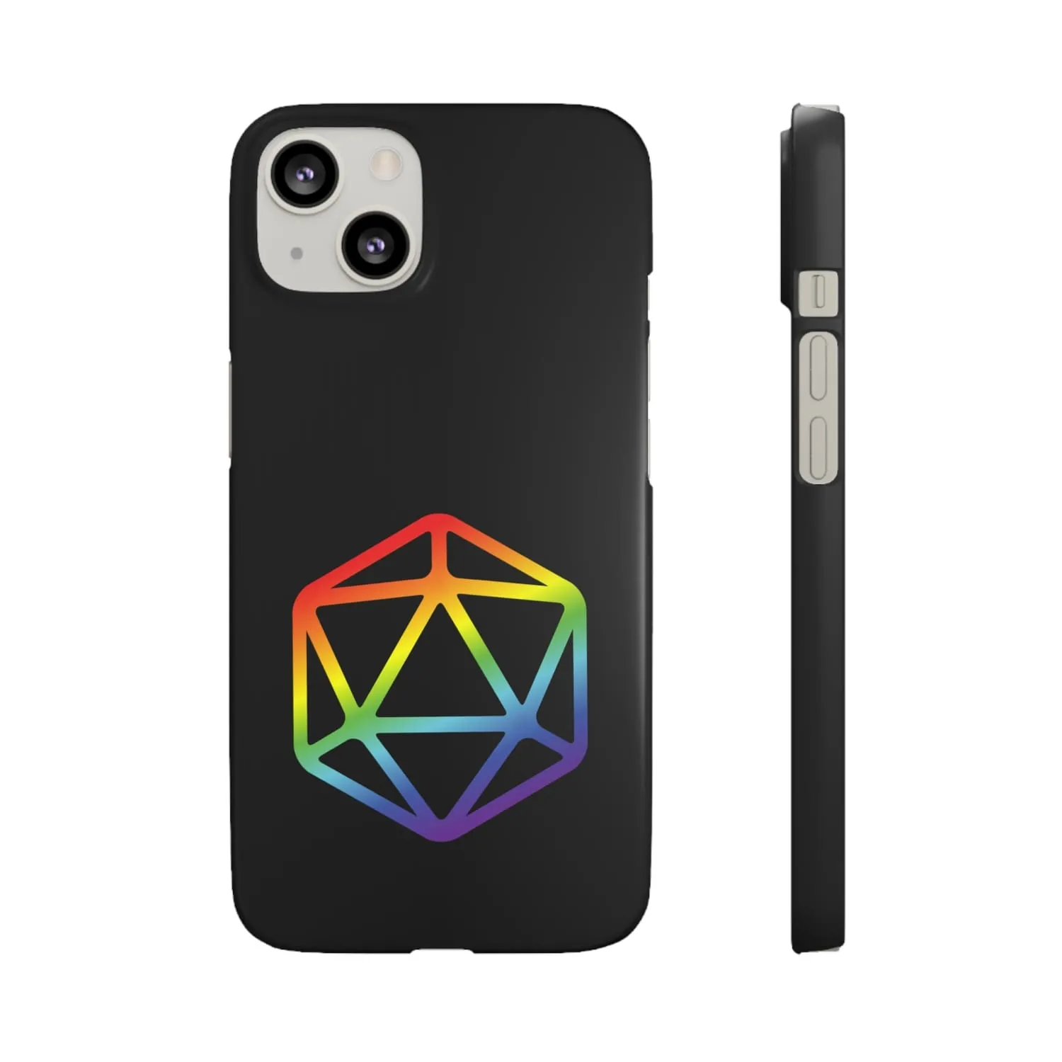 D20 Critical Pride Gay Queer Rainbow Pride PY Snap Phone Case