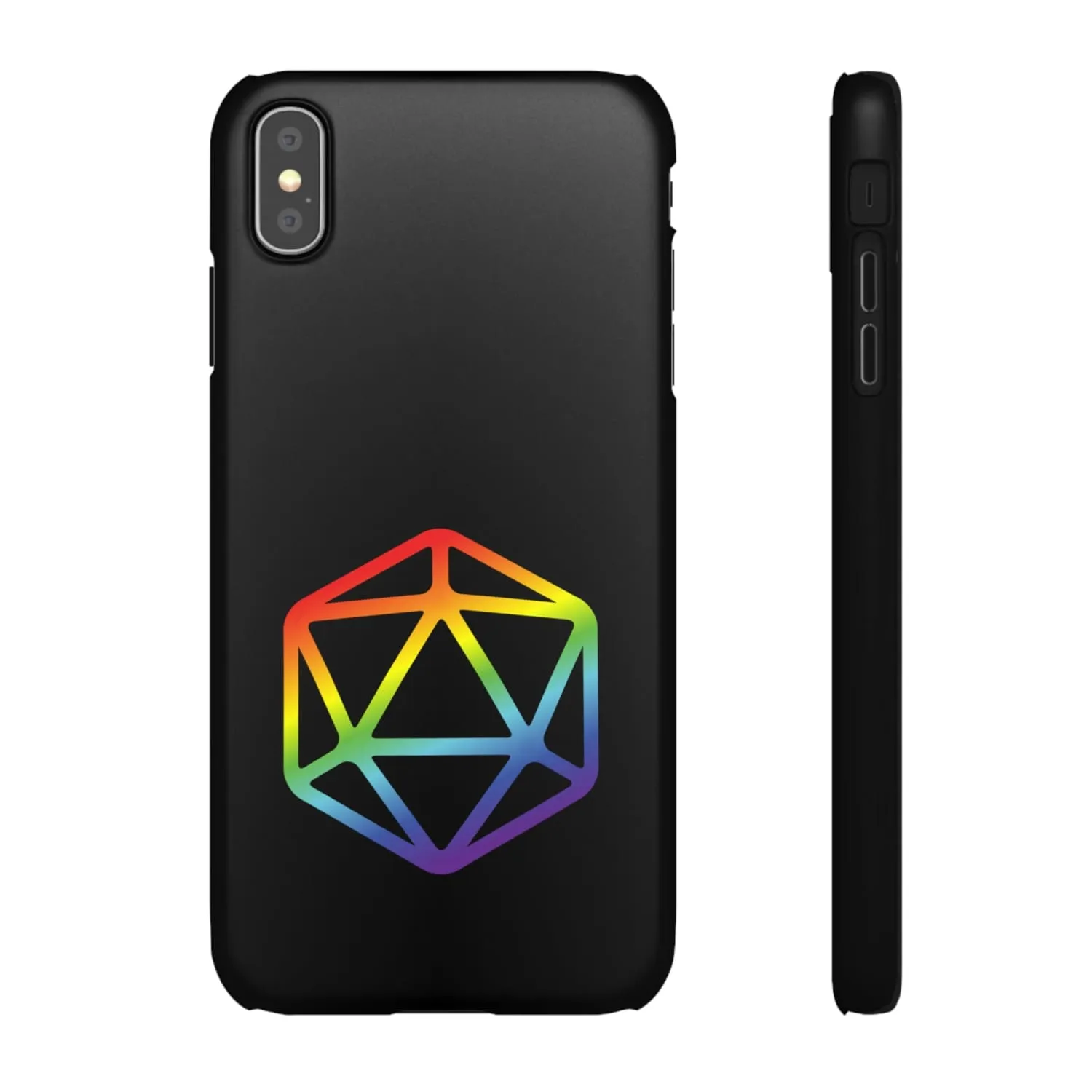 D20 Critical Pride Gay Queer Rainbow Pride PY Snap Phone Case