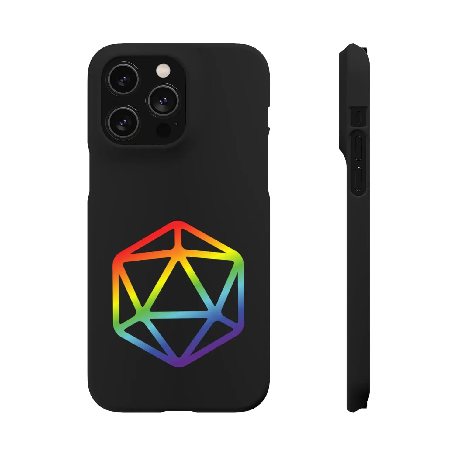 D20 Critical Pride Gay Queer Rainbow Pride PY Snap Phone Case