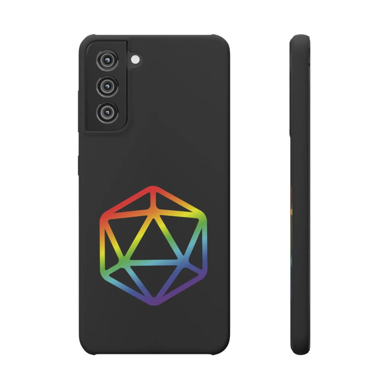 D20 Critical Pride Gay Queer Rainbow Pride PY Snap Phone Case