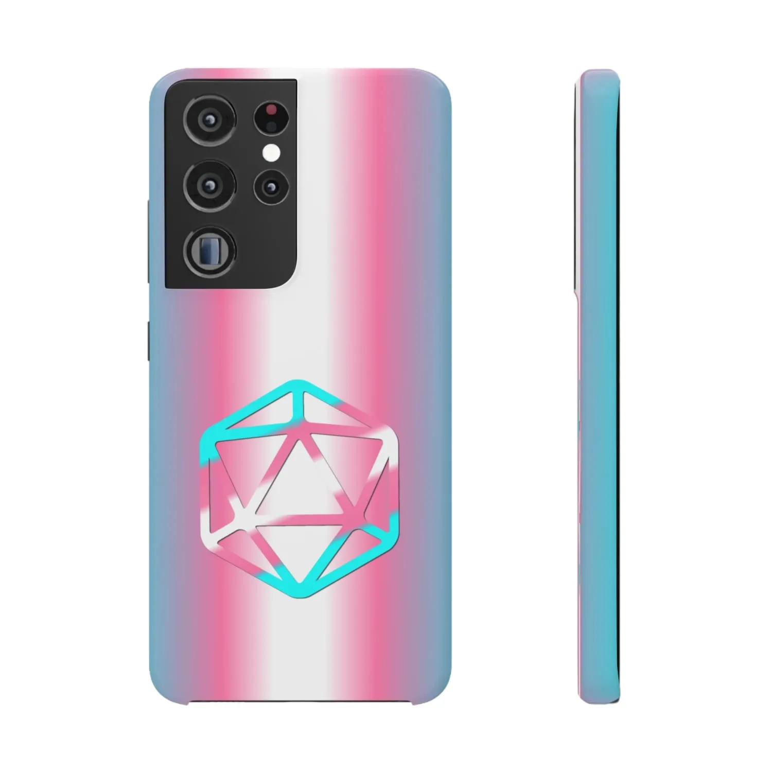 D20 Critical Pride Trans Pride PY Snap Phone Case