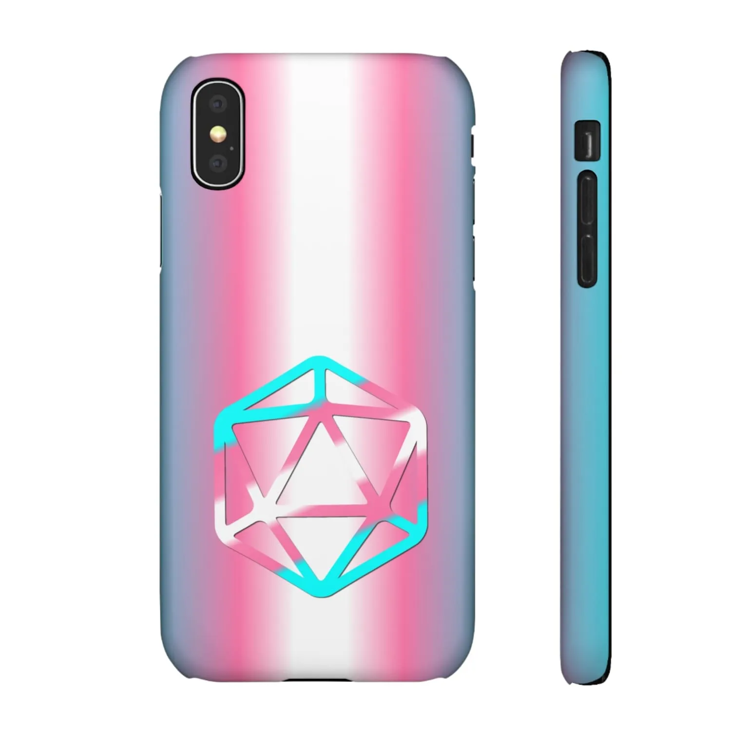 D20 Critical Pride Trans Pride PY Snap Phone Case