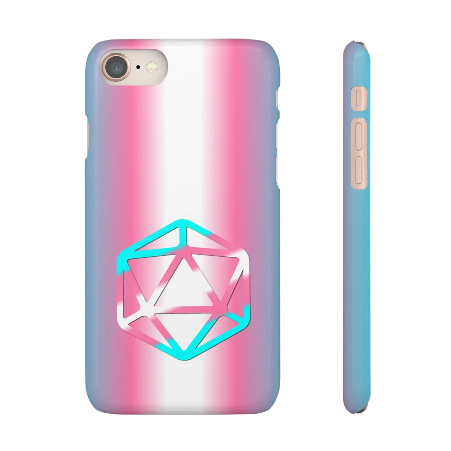 D20 Critical Pride Trans Pride PY Snap Phone Case