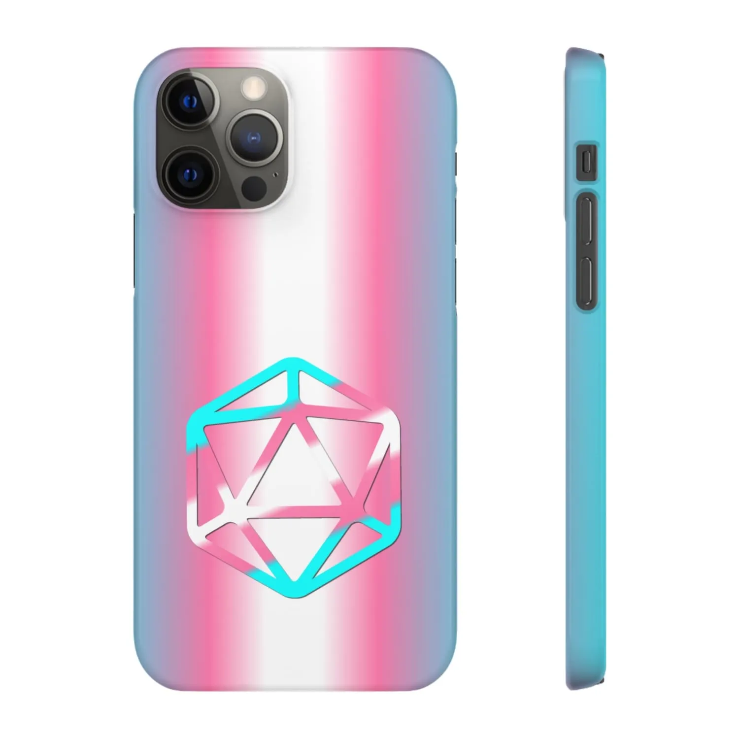 D20 Critical Pride Trans Pride PY Snap Phone Case
