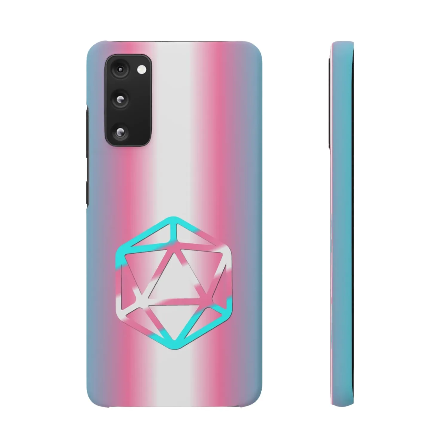 D20 Critical Pride Trans Pride PY Snap Phone Case