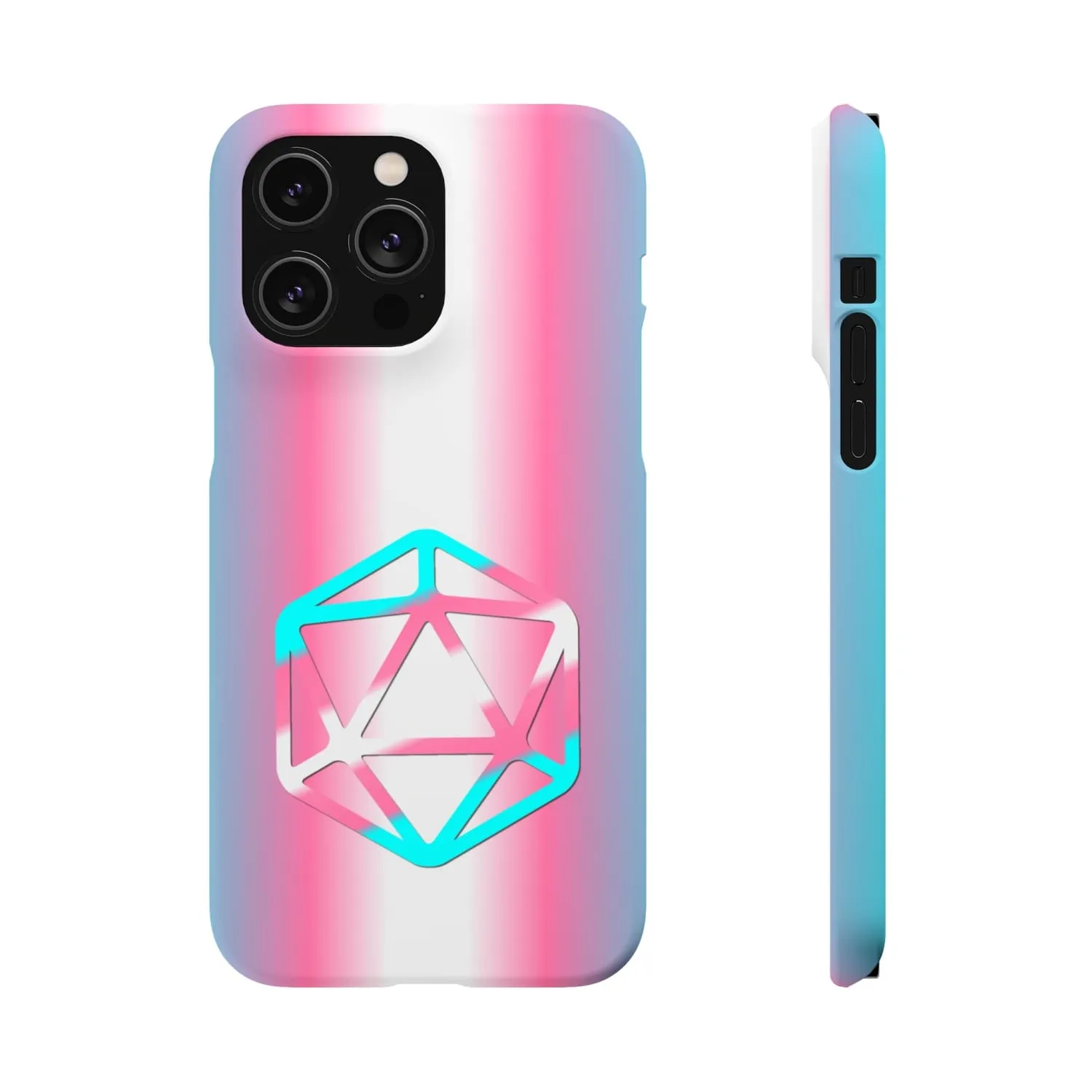 D20 Critical Pride Trans Pride PY Snap Phone Case