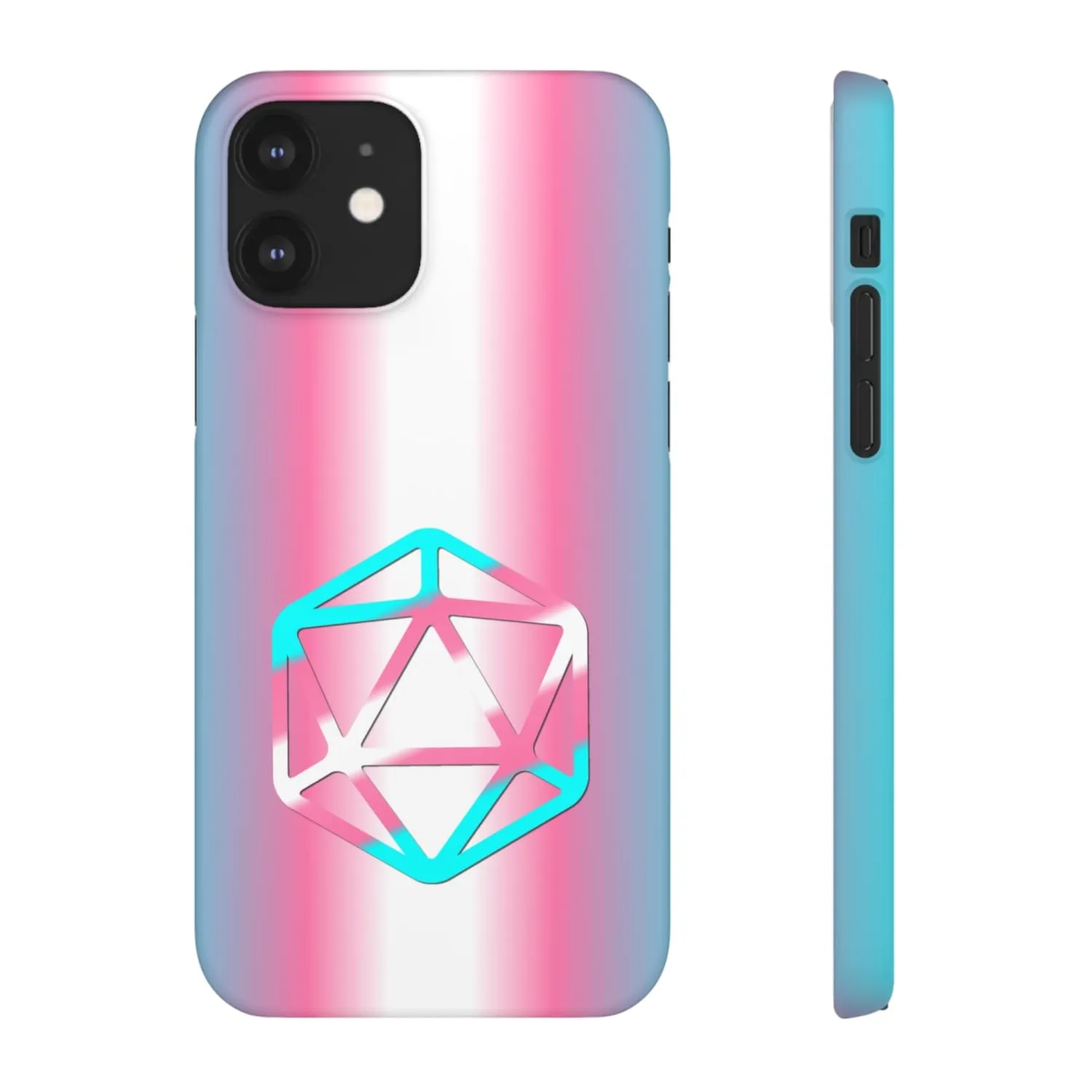 D20 Critical Pride Trans Pride PY Snap Phone Case