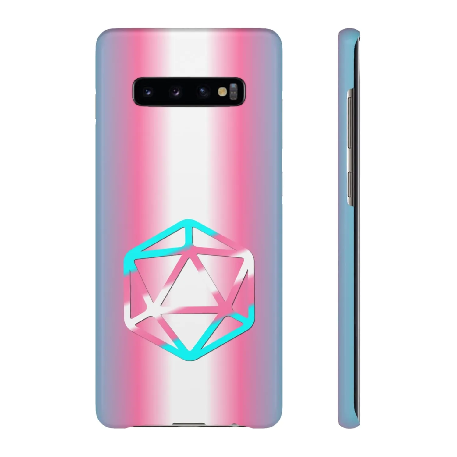 D20 Critical Pride Trans Pride PY Snap Phone Case