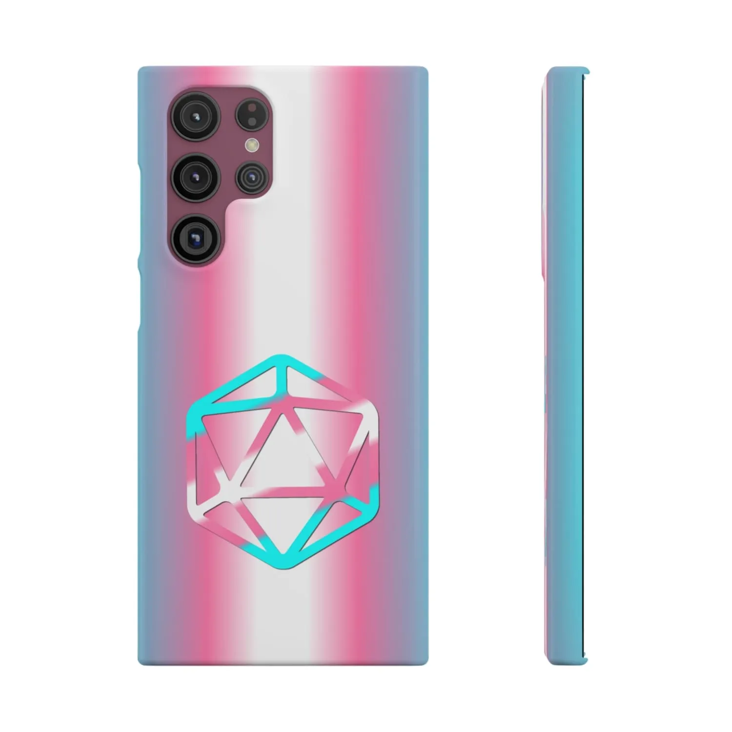 D20 Critical Pride Trans Pride PY Snap Phone Case