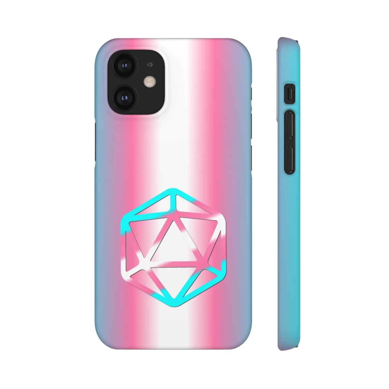 D20 Critical Pride Trans Pride PY Snap Phone Case