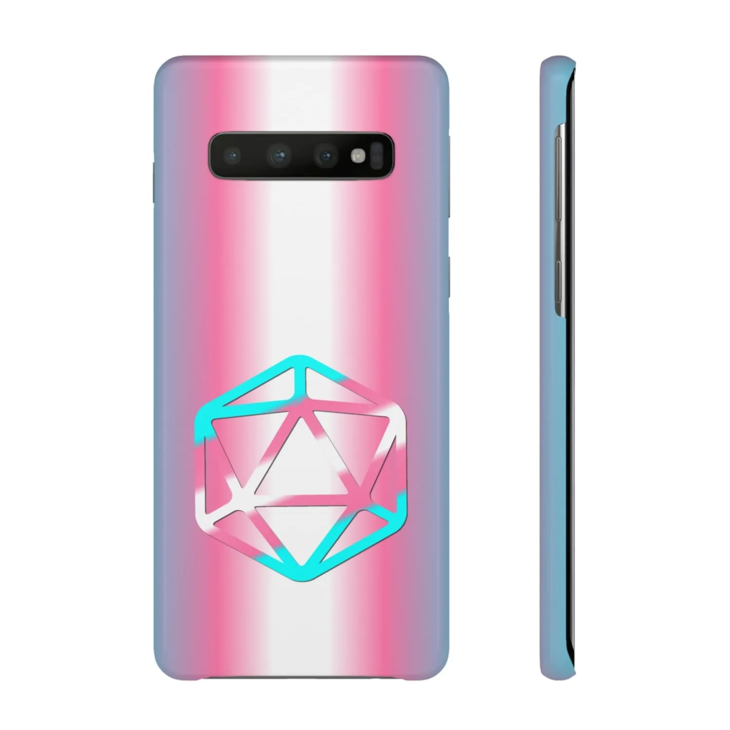 D20 Critical Pride Trans Pride PY Snap Phone Case