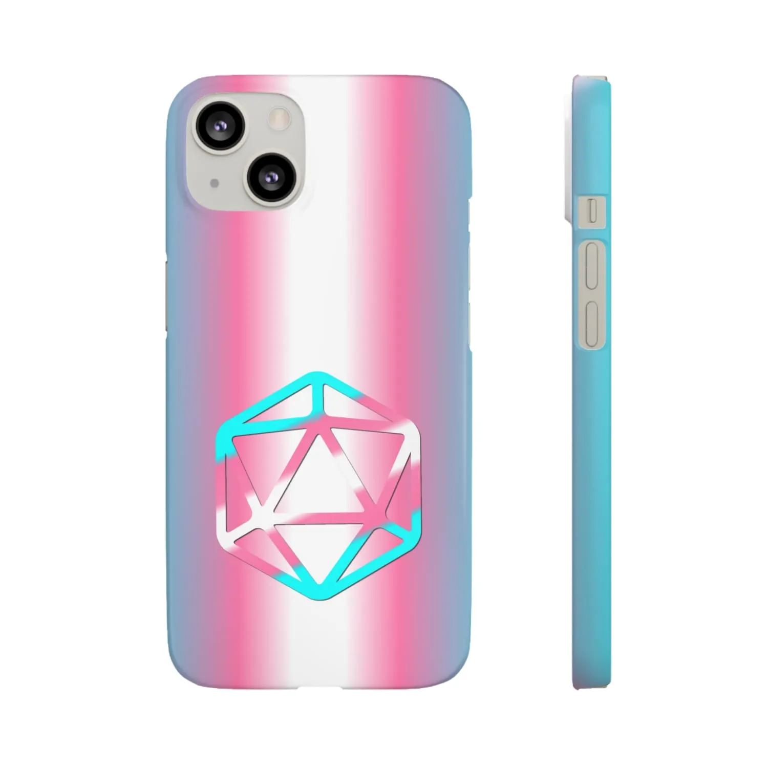 D20 Critical Pride Trans Pride PY Snap Phone Case