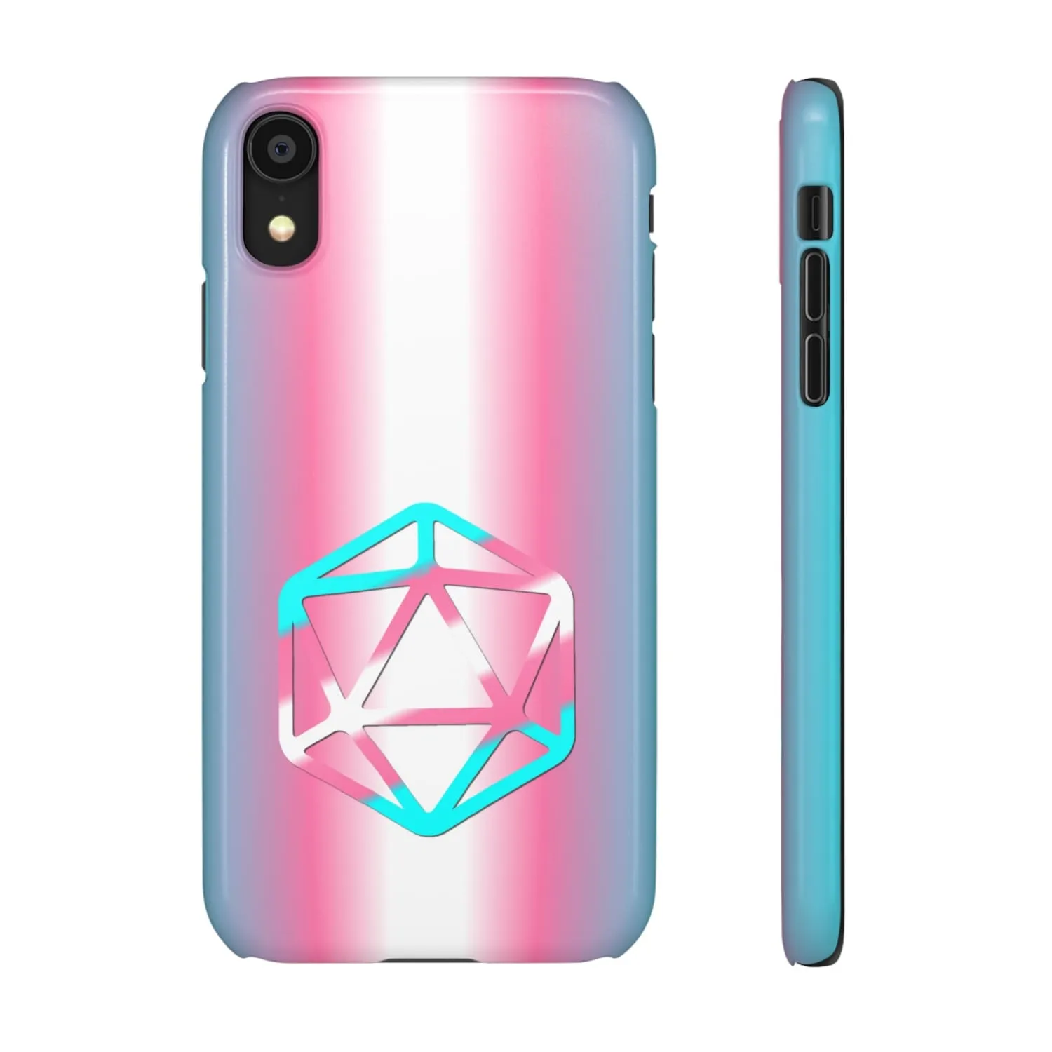 D20 Critical Pride Trans Pride PY Snap Phone Case