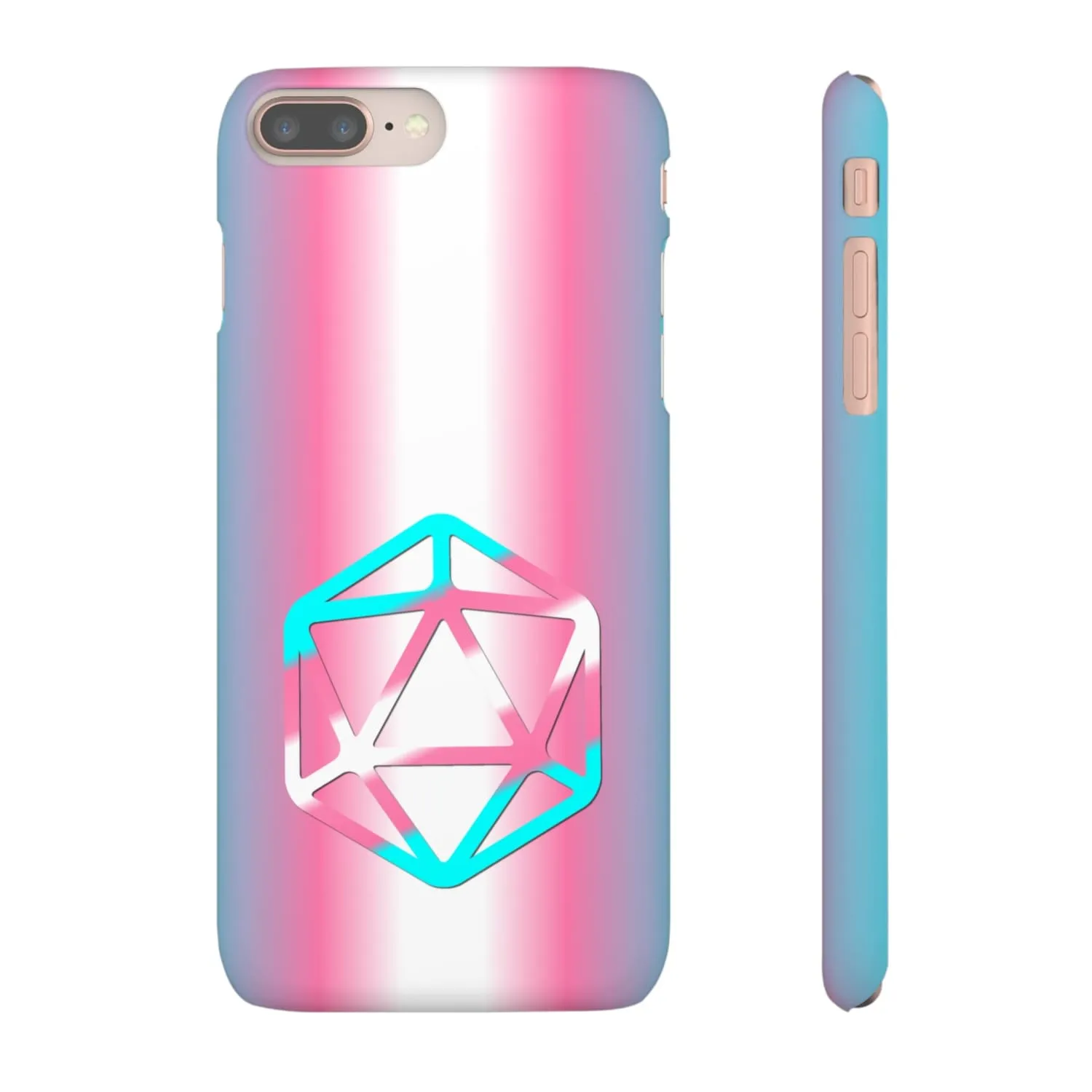 D20 Critical Pride Trans Pride PY Snap Phone Case