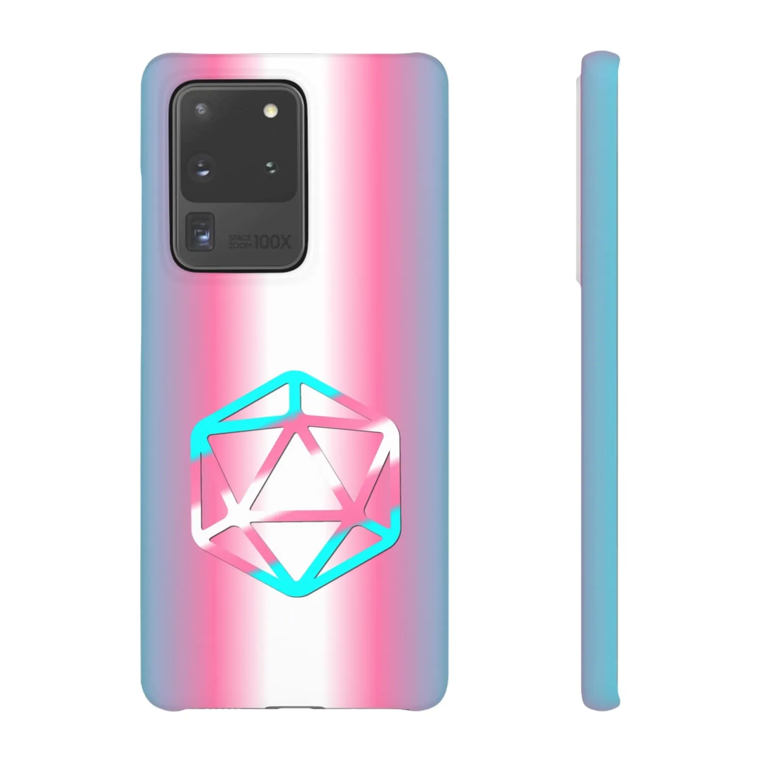 D20 Critical Pride Trans Pride PY Snap Phone Case