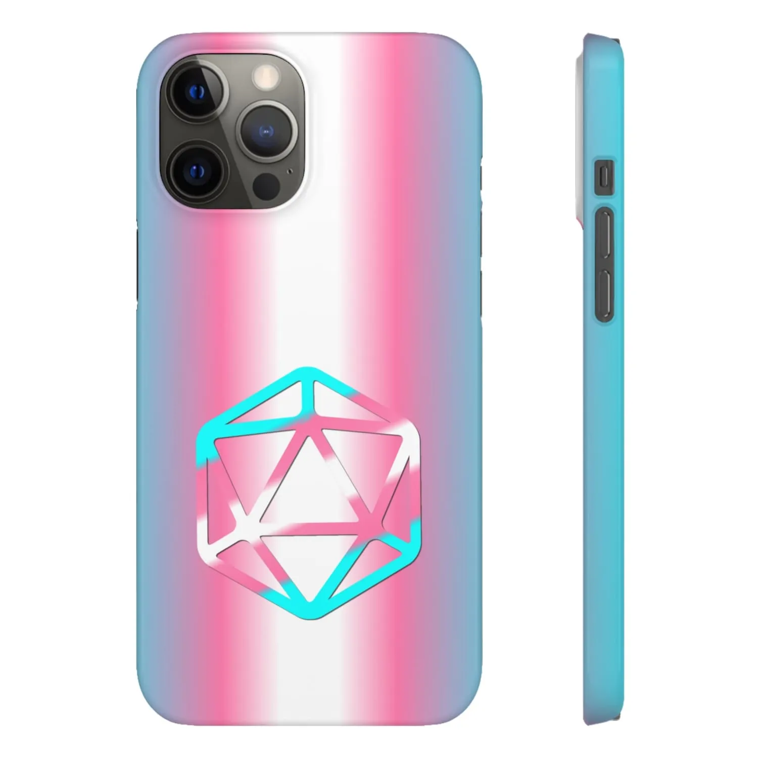 D20 Critical Pride Trans Pride PY Snap Phone Case