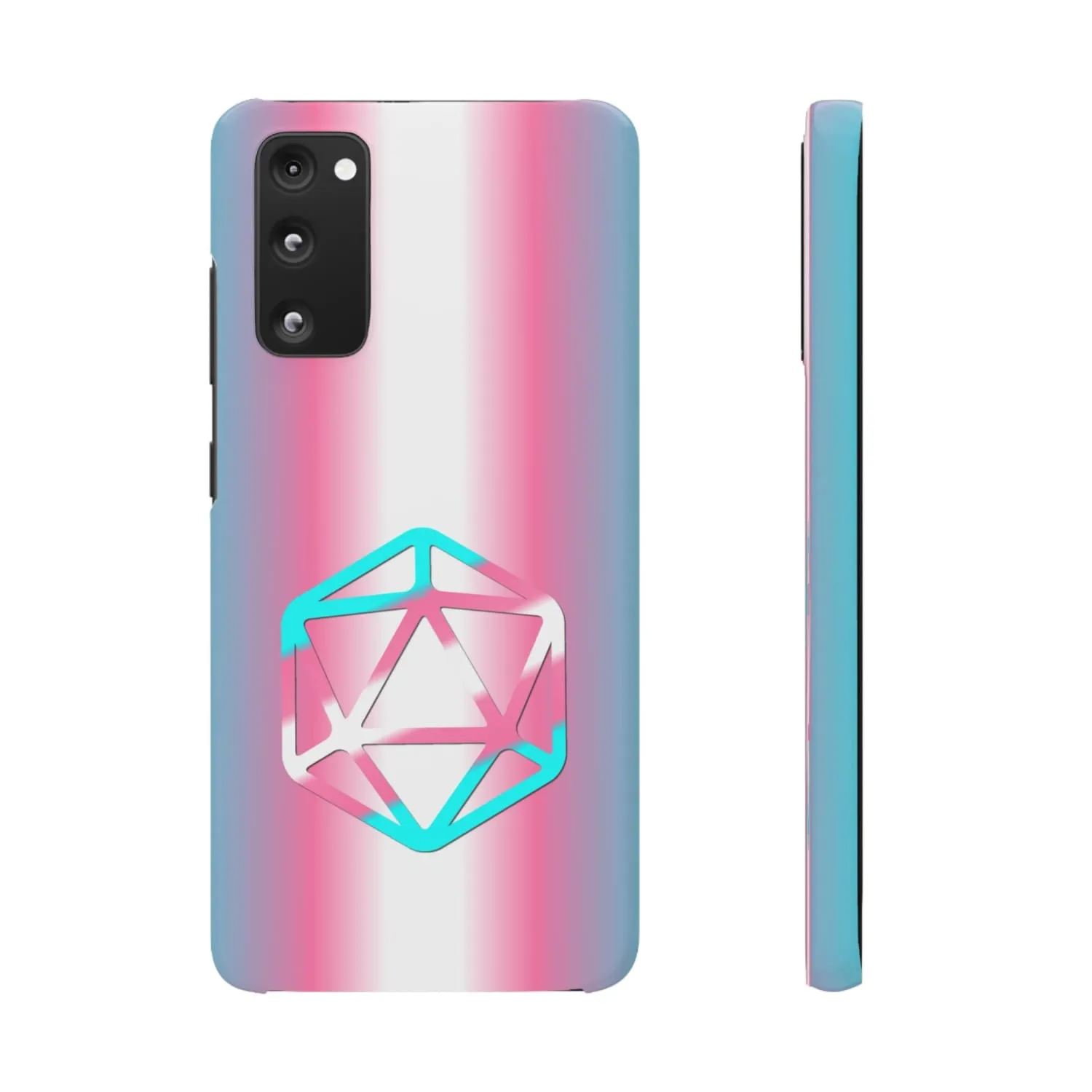 D20 Critical Pride Trans Pride PY Snap Phone Case