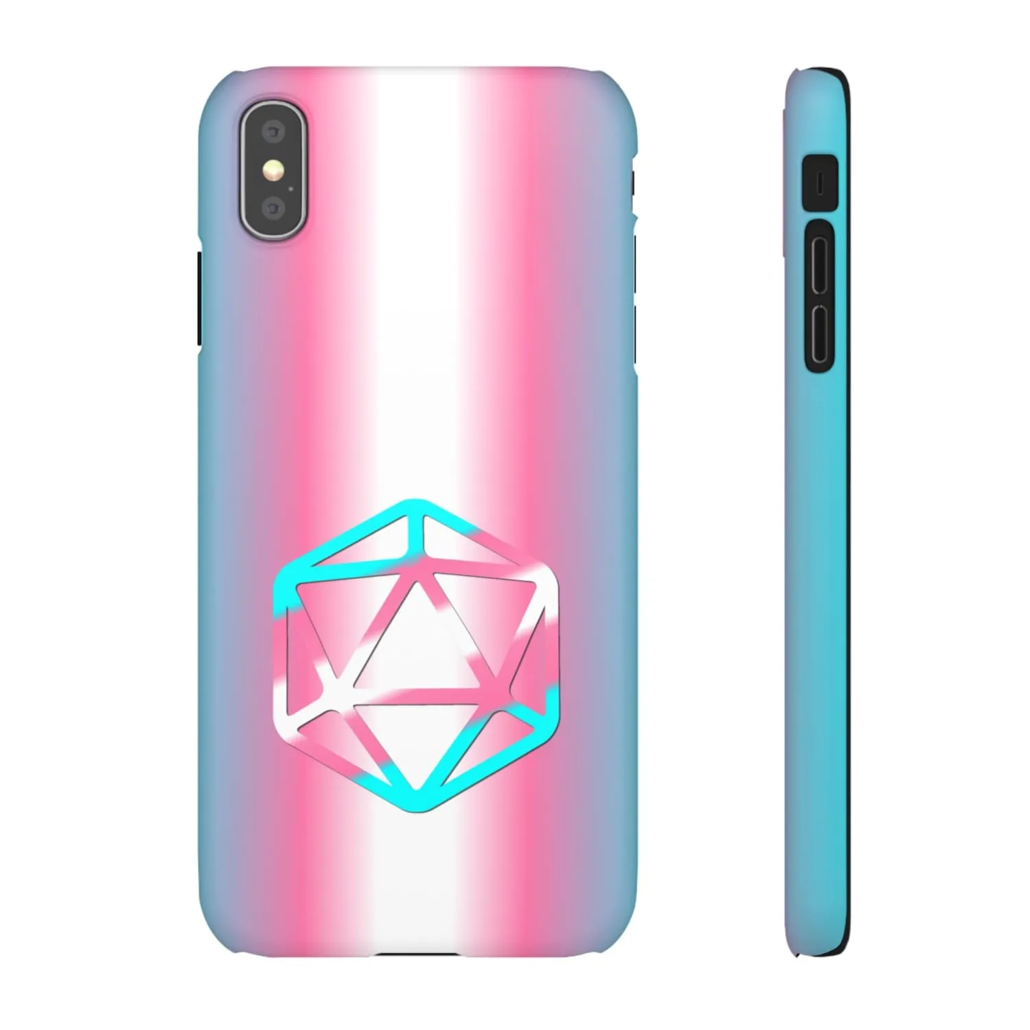D20 Critical Pride Trans Pride PY Snap Phone Case