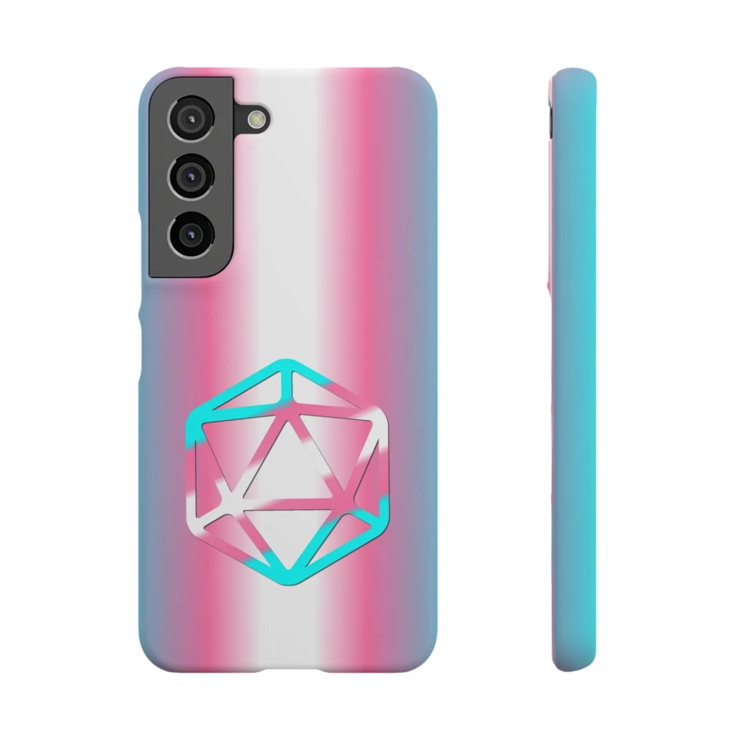 D20 Critical Pride Trans Pride PY Snap Phone Case