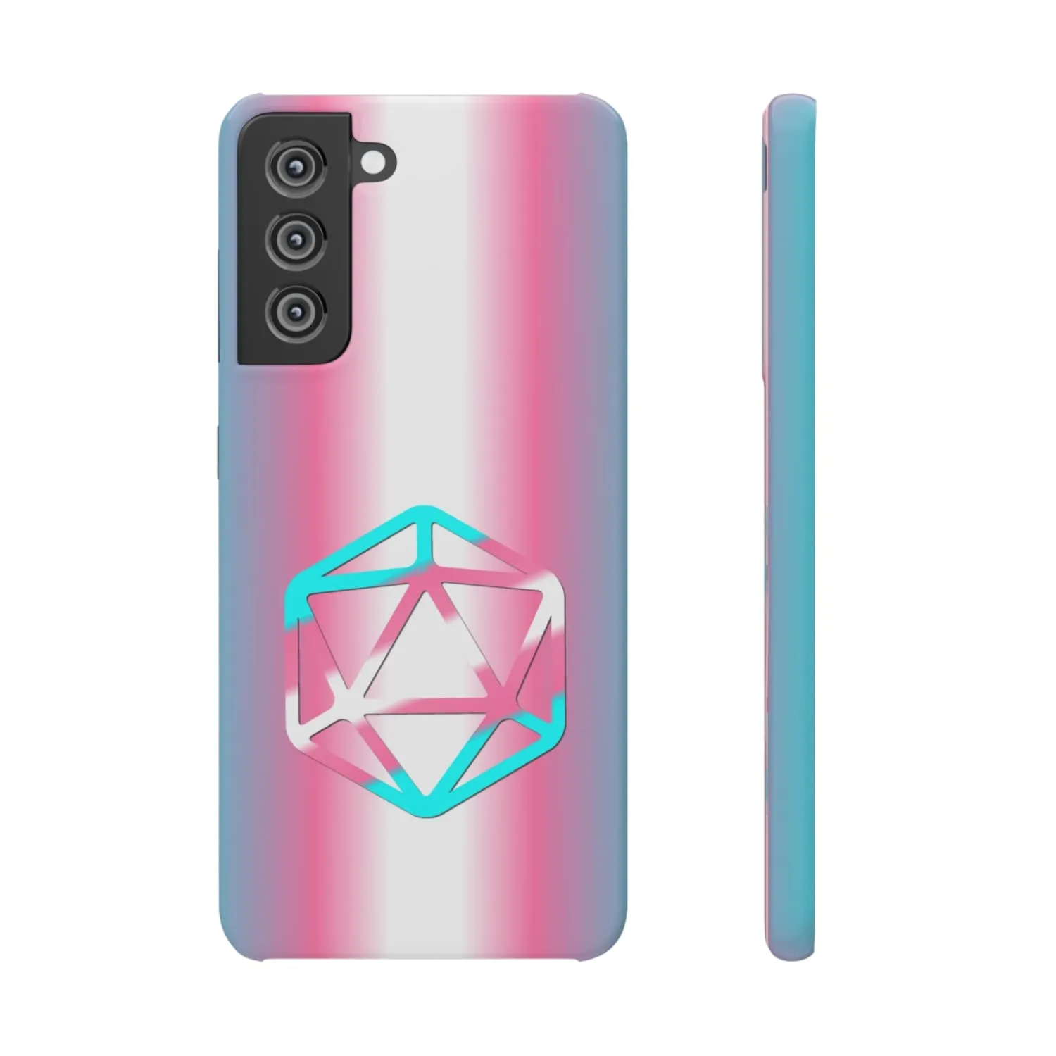 D20 Critical Pride Trans Pride PY Snap Phone Case