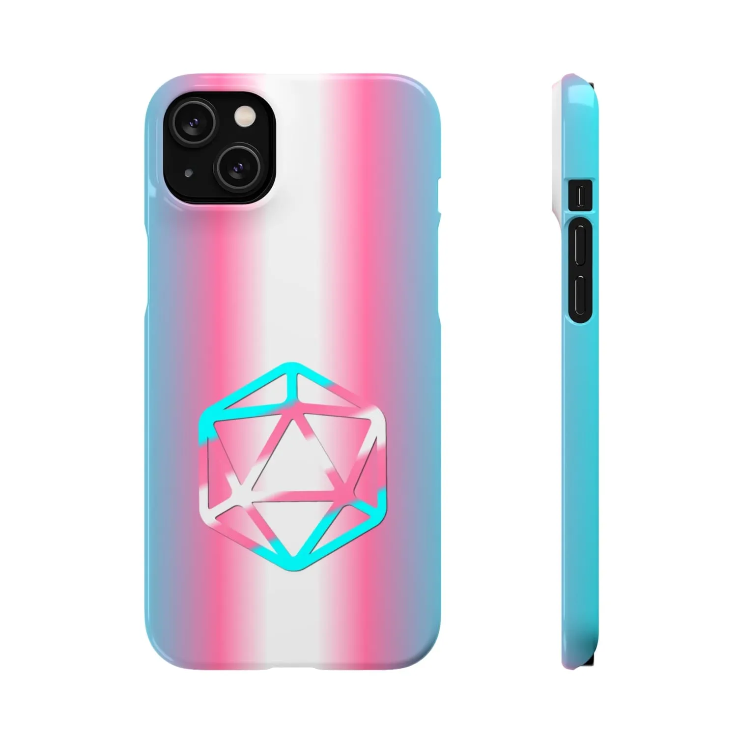 D20 Critical Pride Trans Pride PY Snap Phone Case