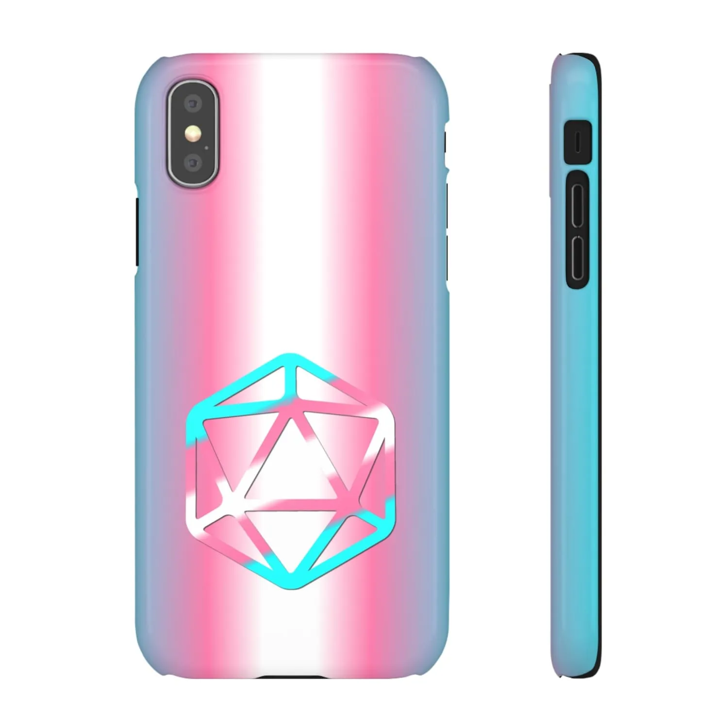 D20 Critical Pride Trans Pride PY Snap Phone Case