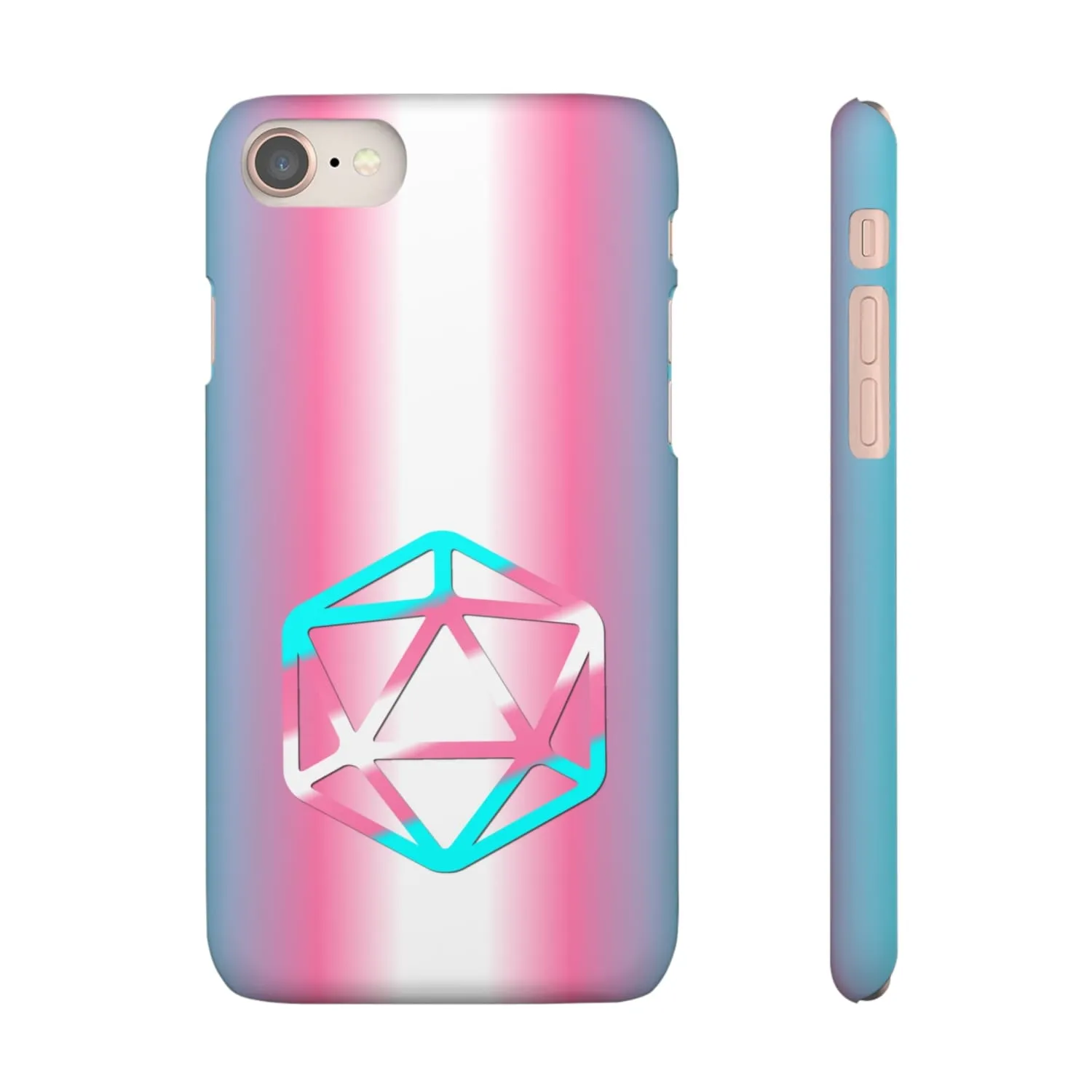 D20 Critical Pride Trans Pride PY Snap Phone Case