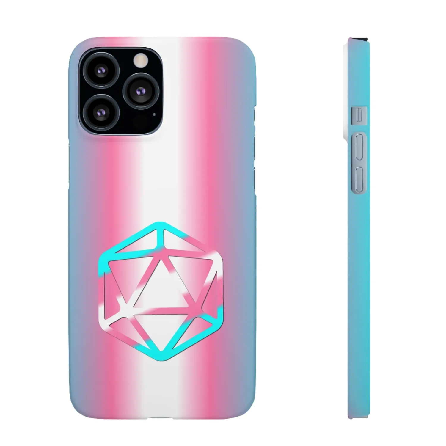 D20 Critical Pride Trans Pride PY Snap Phone Case