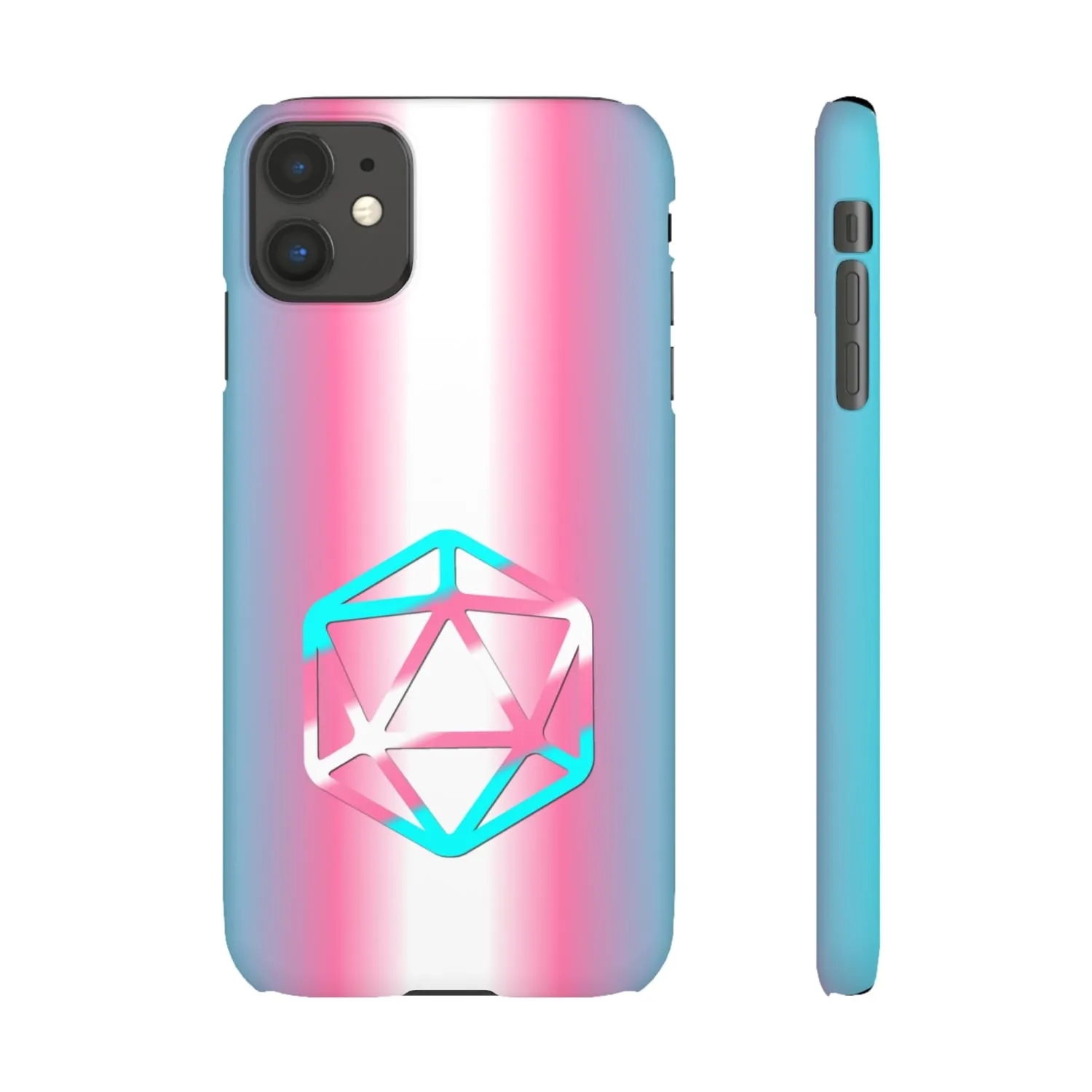 D20 Critical Pride Trans Pride PY Snap Phone Case