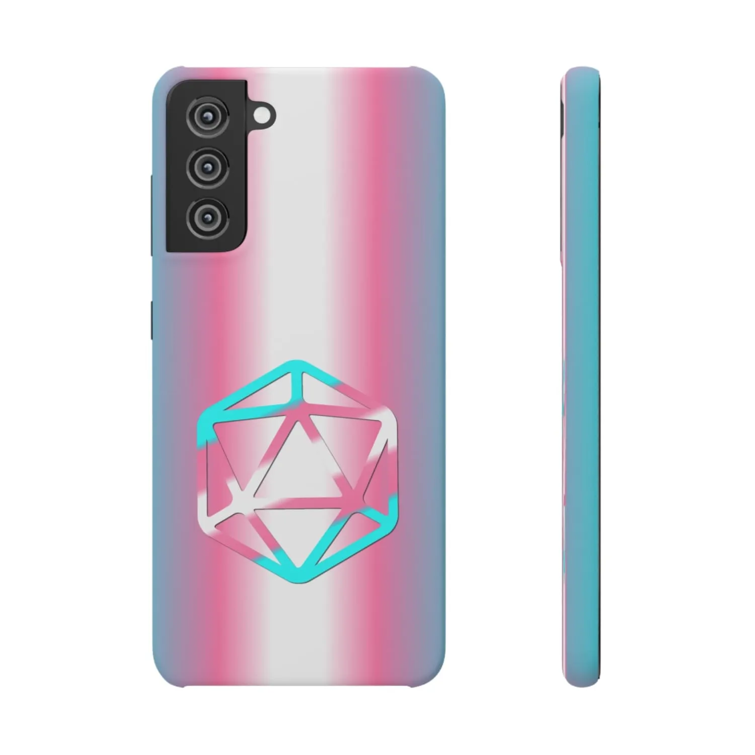 D20 Critical Pride Trans Pride PY Snap Phone Case