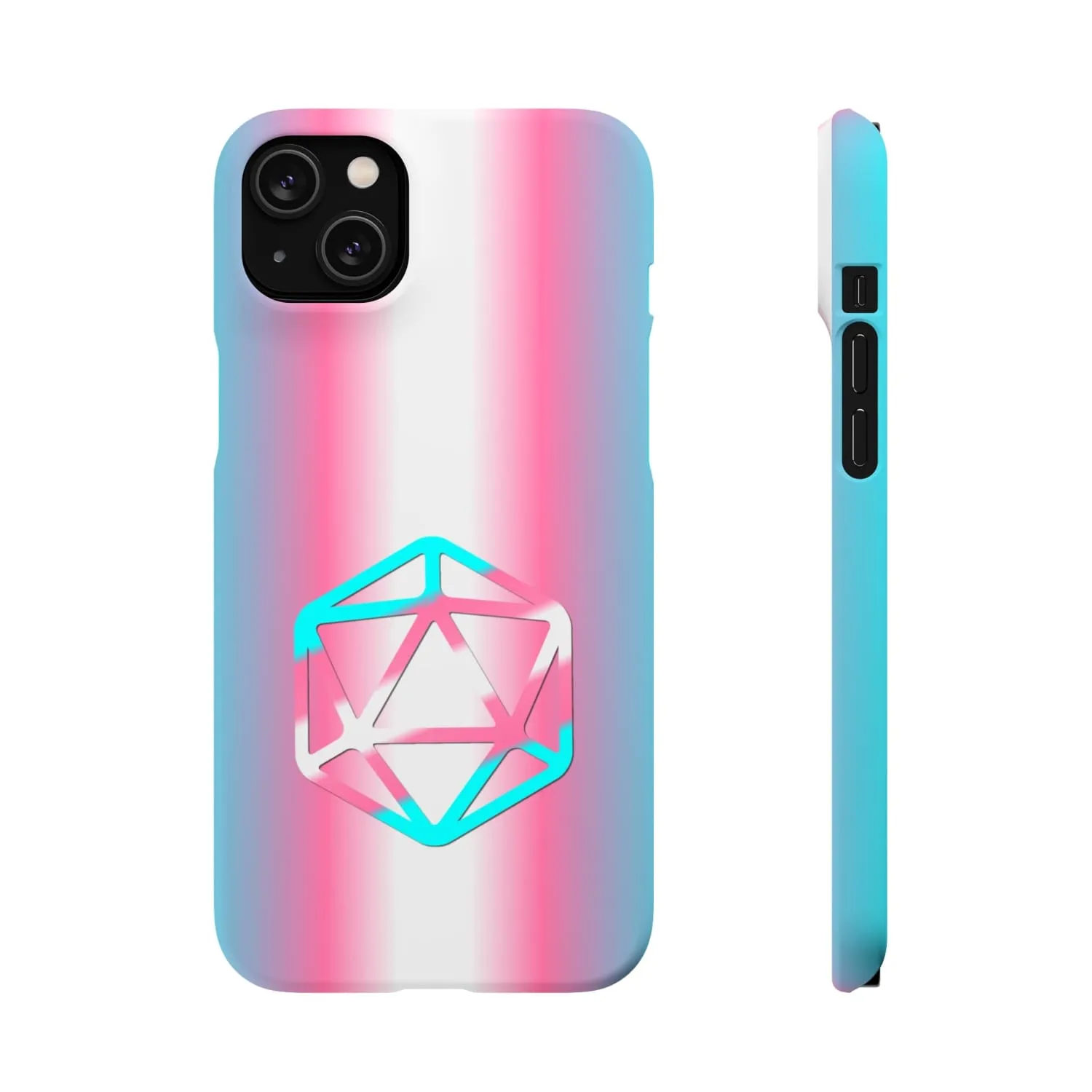 D20 Critical Pride Trans Pride PY Snap Phone Case