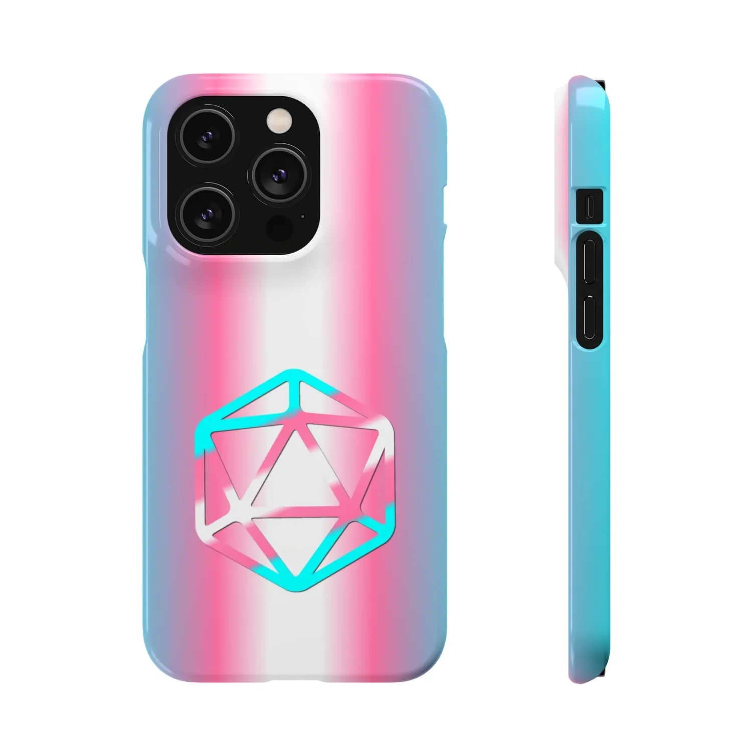 D20 Critical Pride Trans Pride PY Snap Phone Case